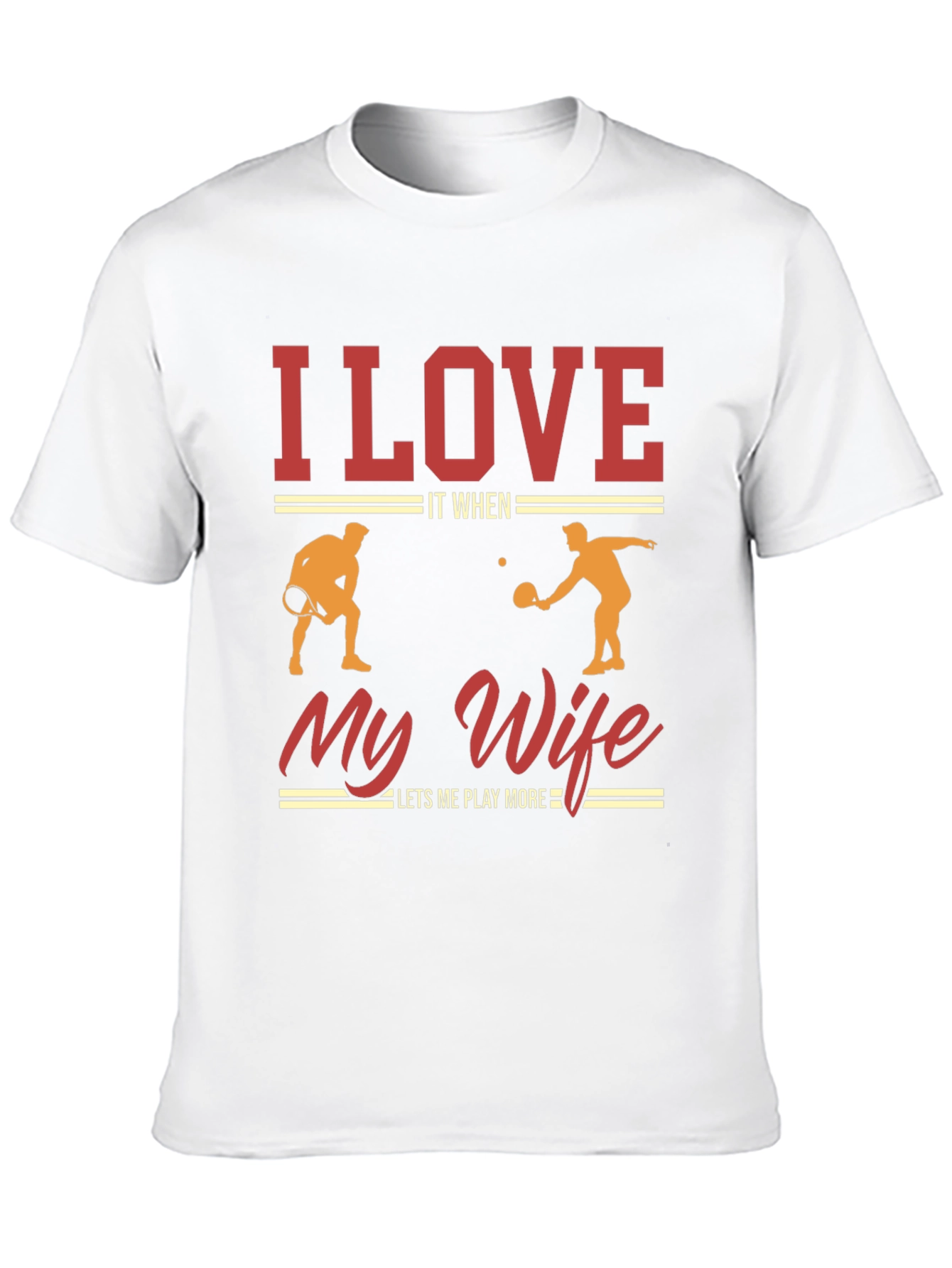 Black I Love It When My Wife Lets Me Play More Pickleball T-Shirt view 10