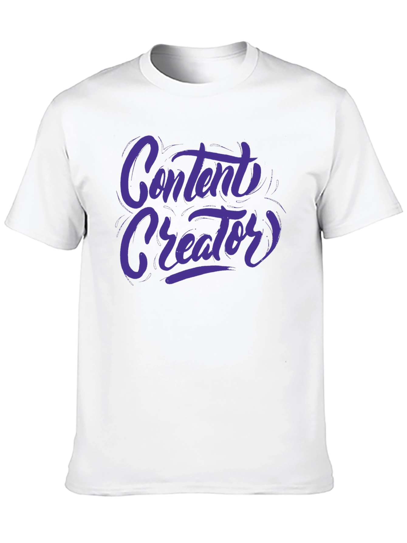 Black Content Creator Graphic Tee - Black view 10