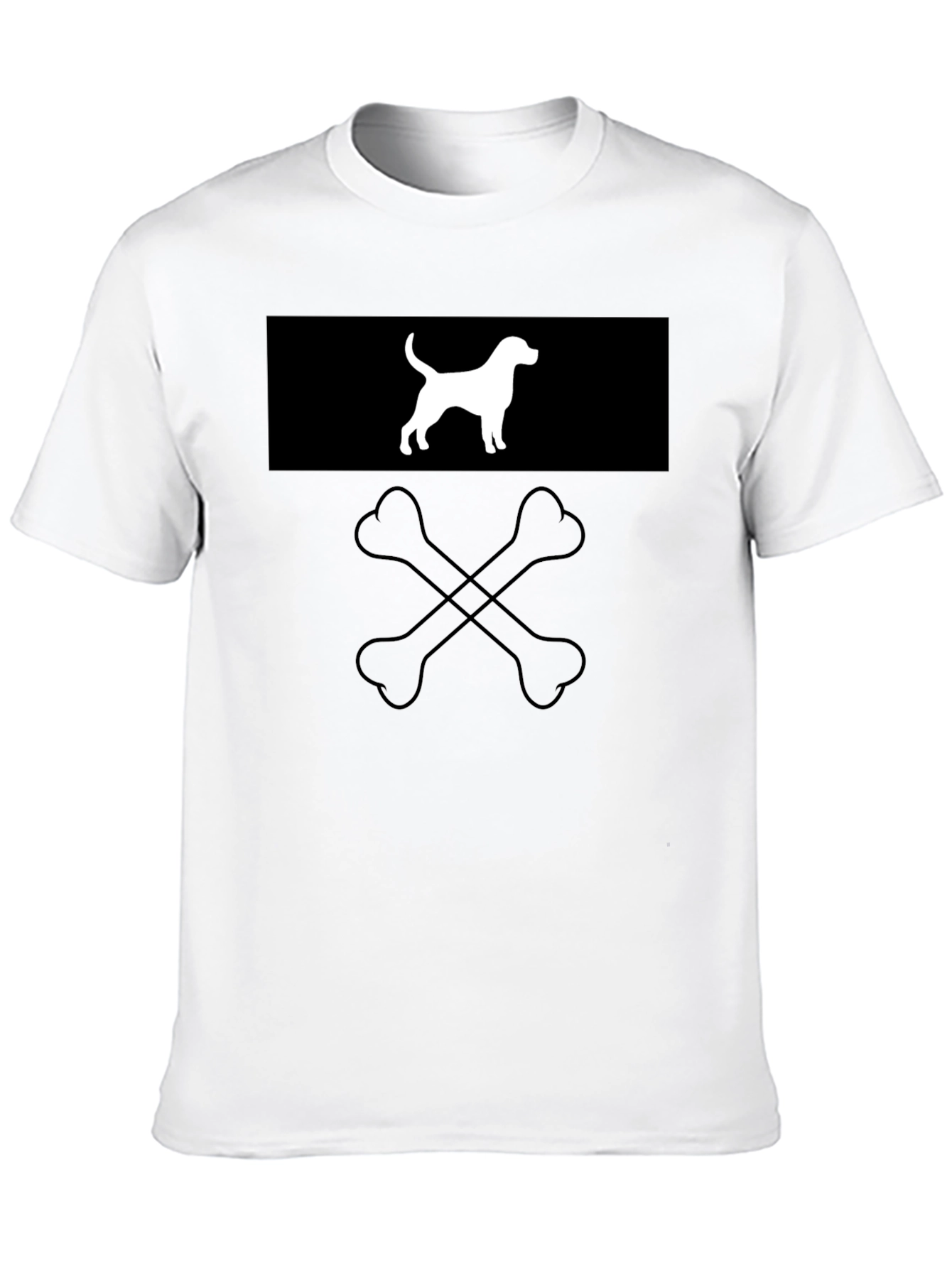 Black Dog & Bones Graphic Tee - Black Cotton Crewneck view 10