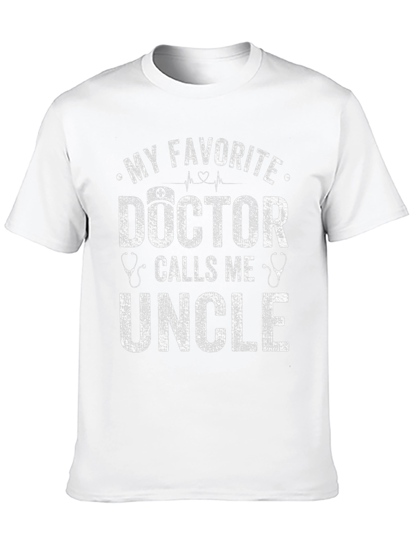 Black My Favorite Doctor Calls Me Uncle T-Shirt view 10