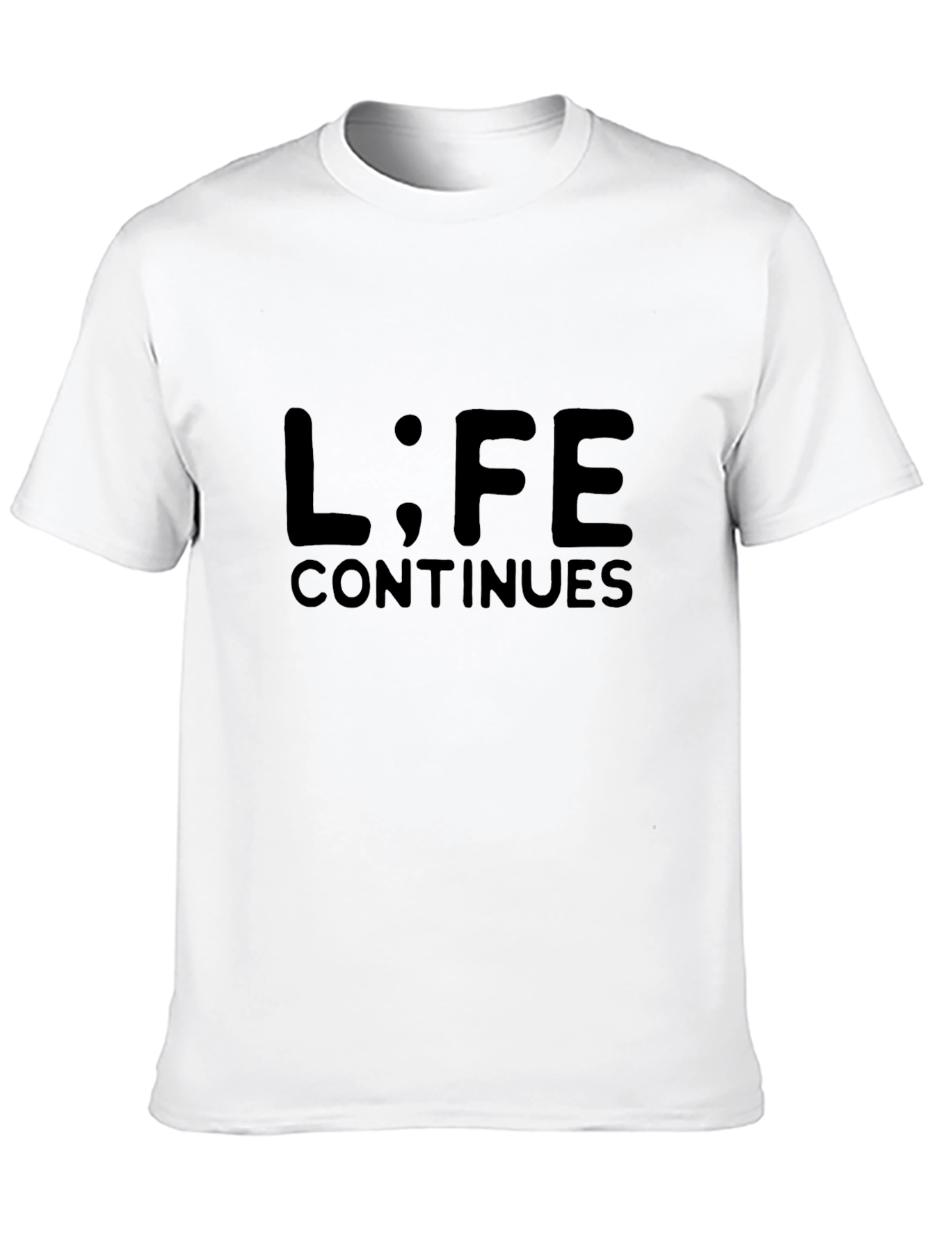 Black Life Goes On Graphic Tee - Soft Cotton Comfort view 10