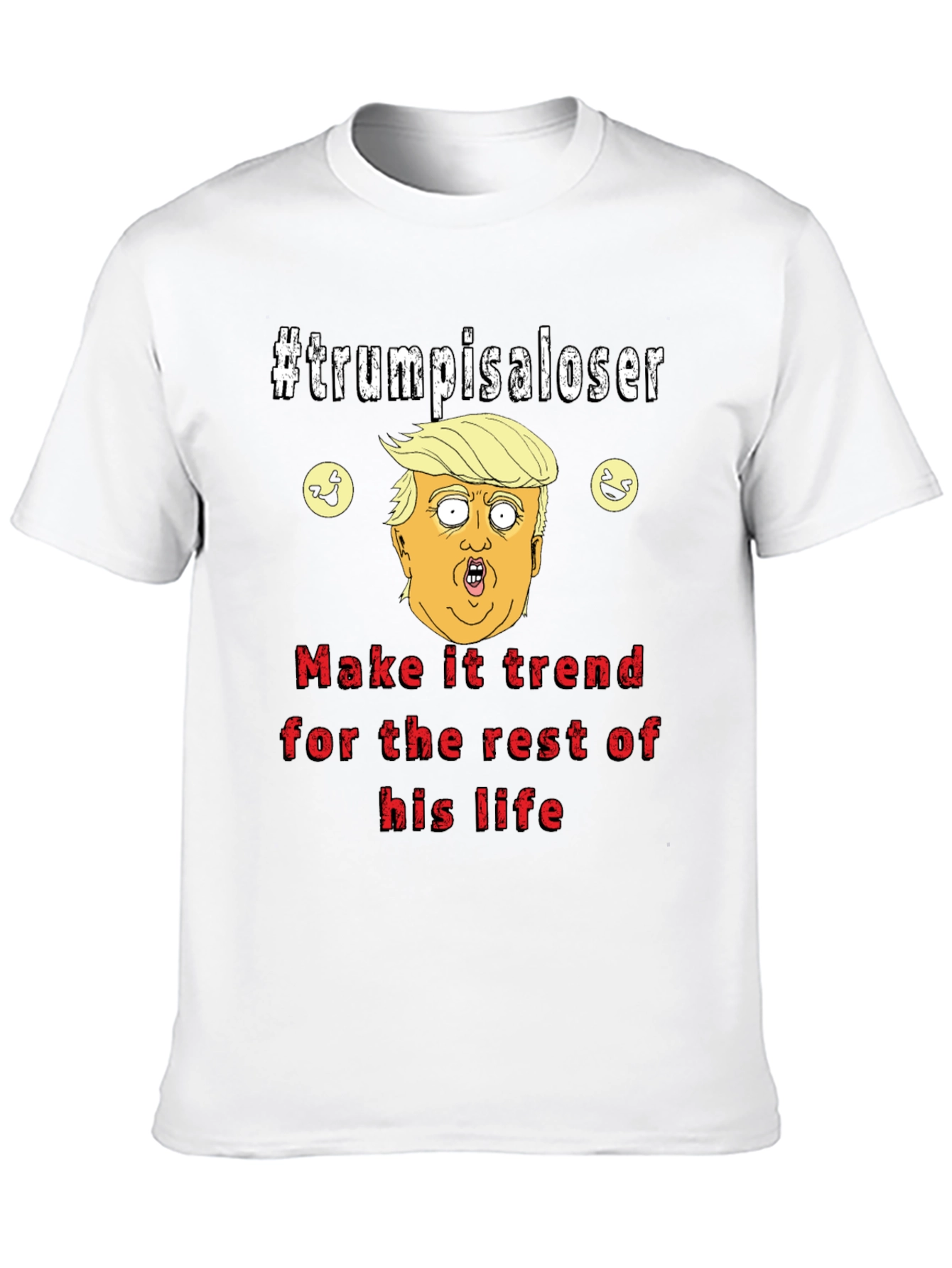 Black Trump is a Loser Graphic T-Shirt view 10