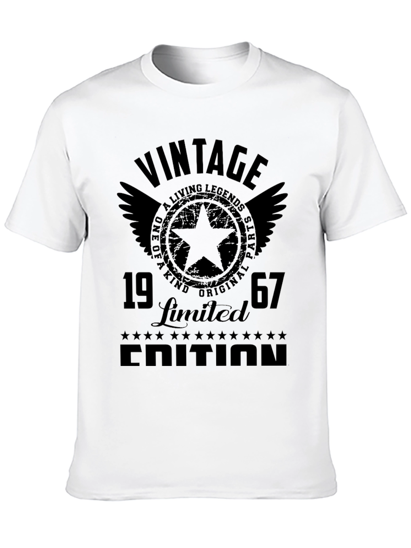 Black Vintage 1967 Limited Edition T-Shirt view 10