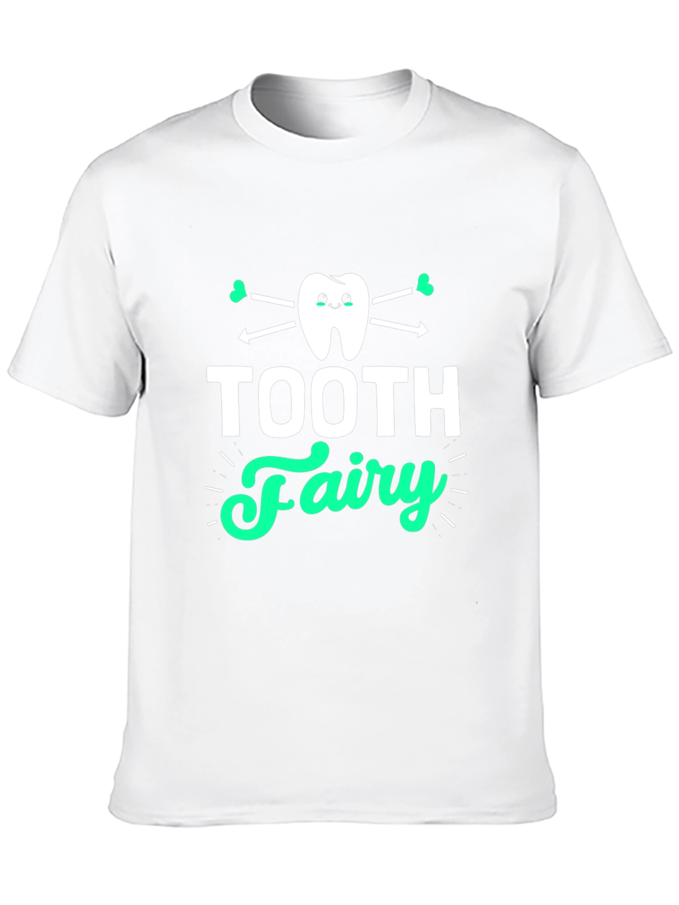 Black Tooth Fairy Graphic T-Shirt - Black Cotton Tee view 10