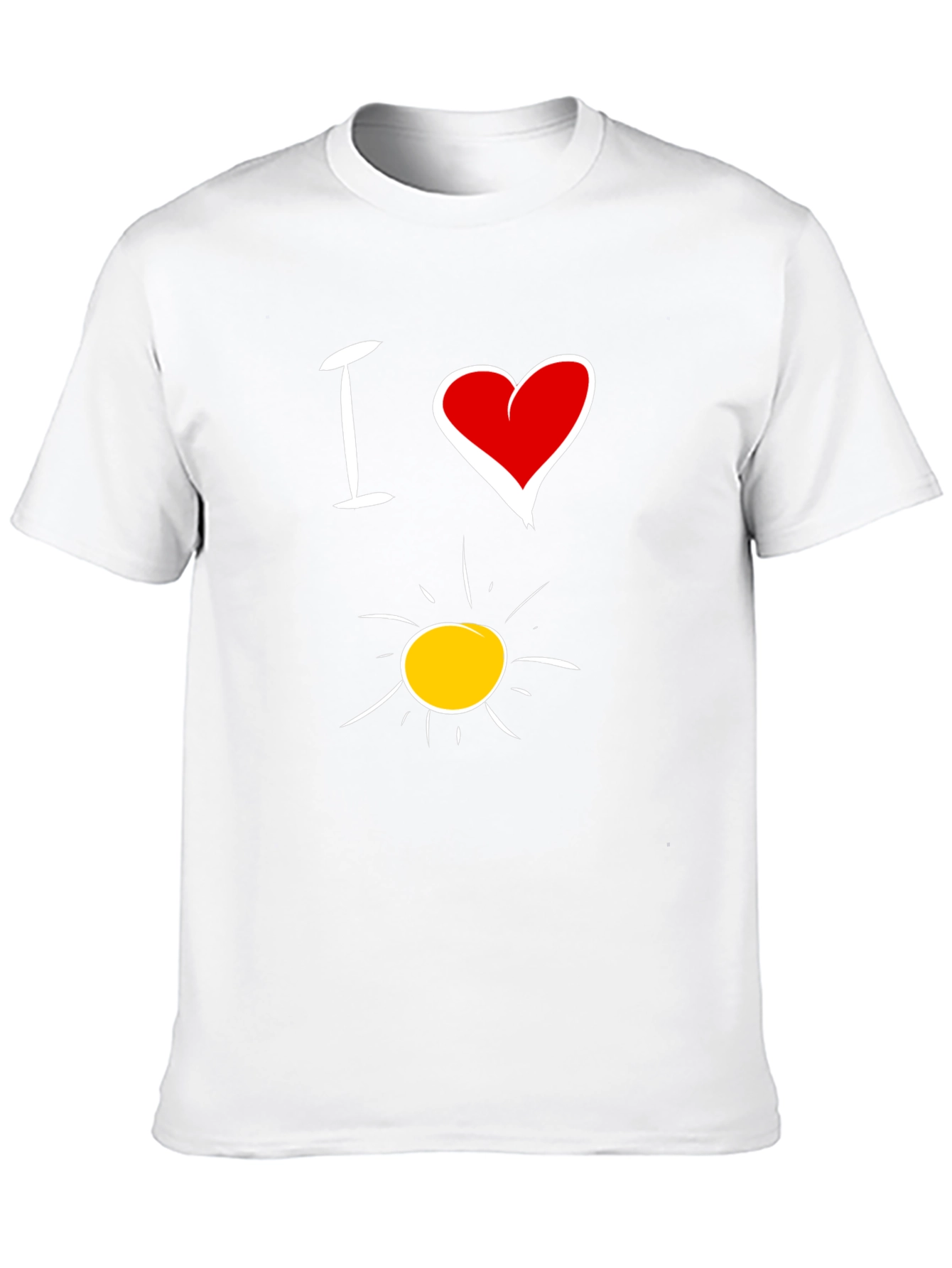 Black I Love Sunshine Black Graphic Tee view 10