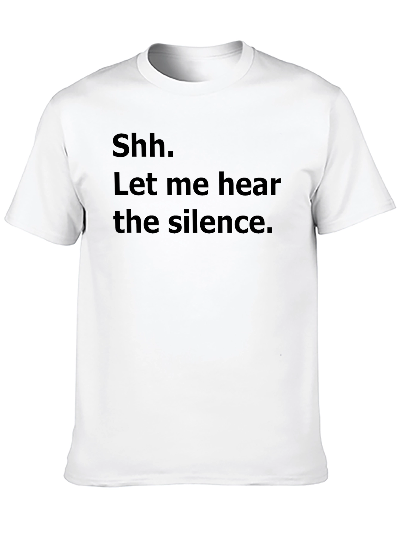 Black Silence Please T-Shirt - Hear the Silence view 10