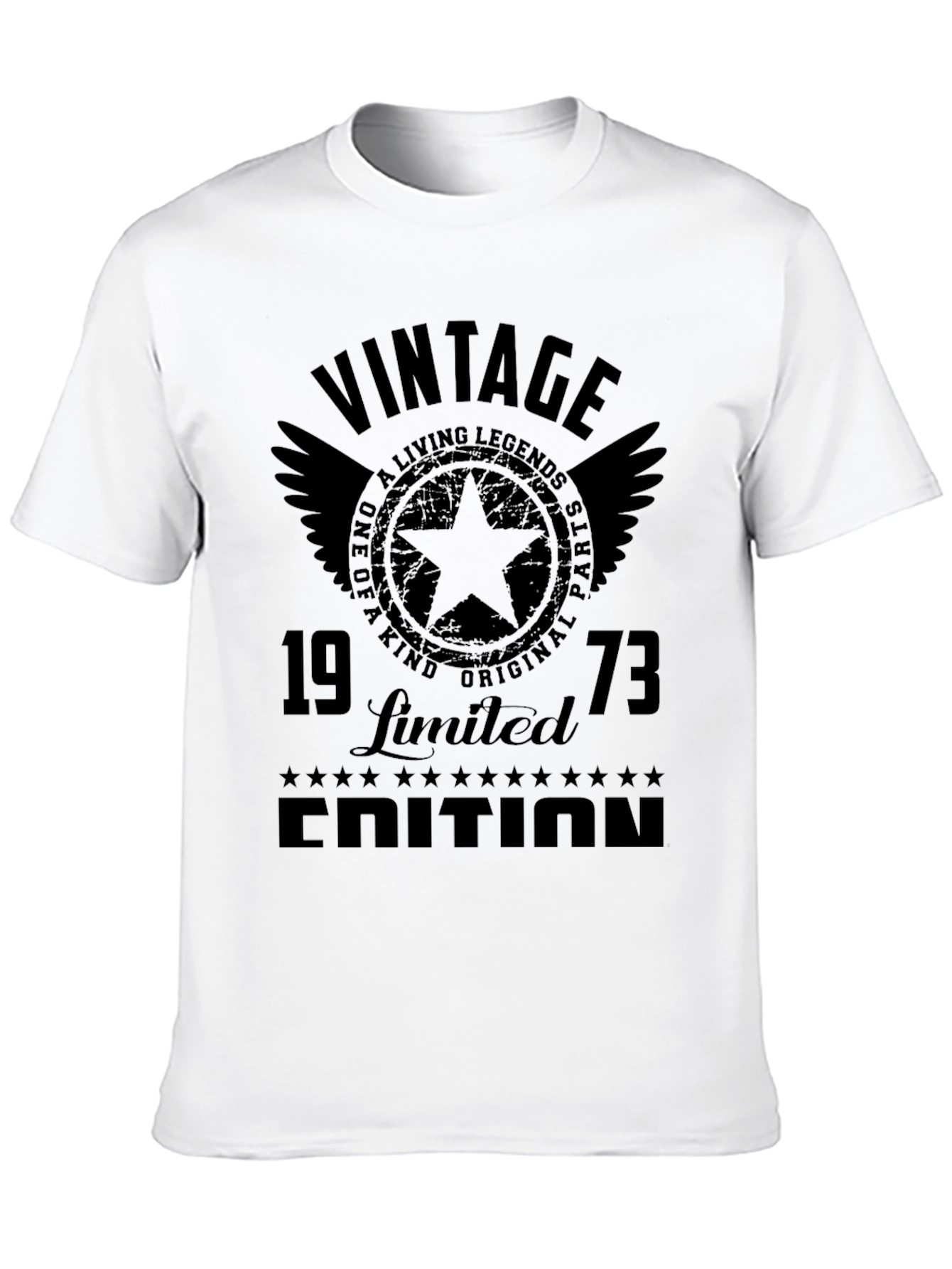 Black Vintage 1973 Limited Edition Graphic T-Shirt view 10