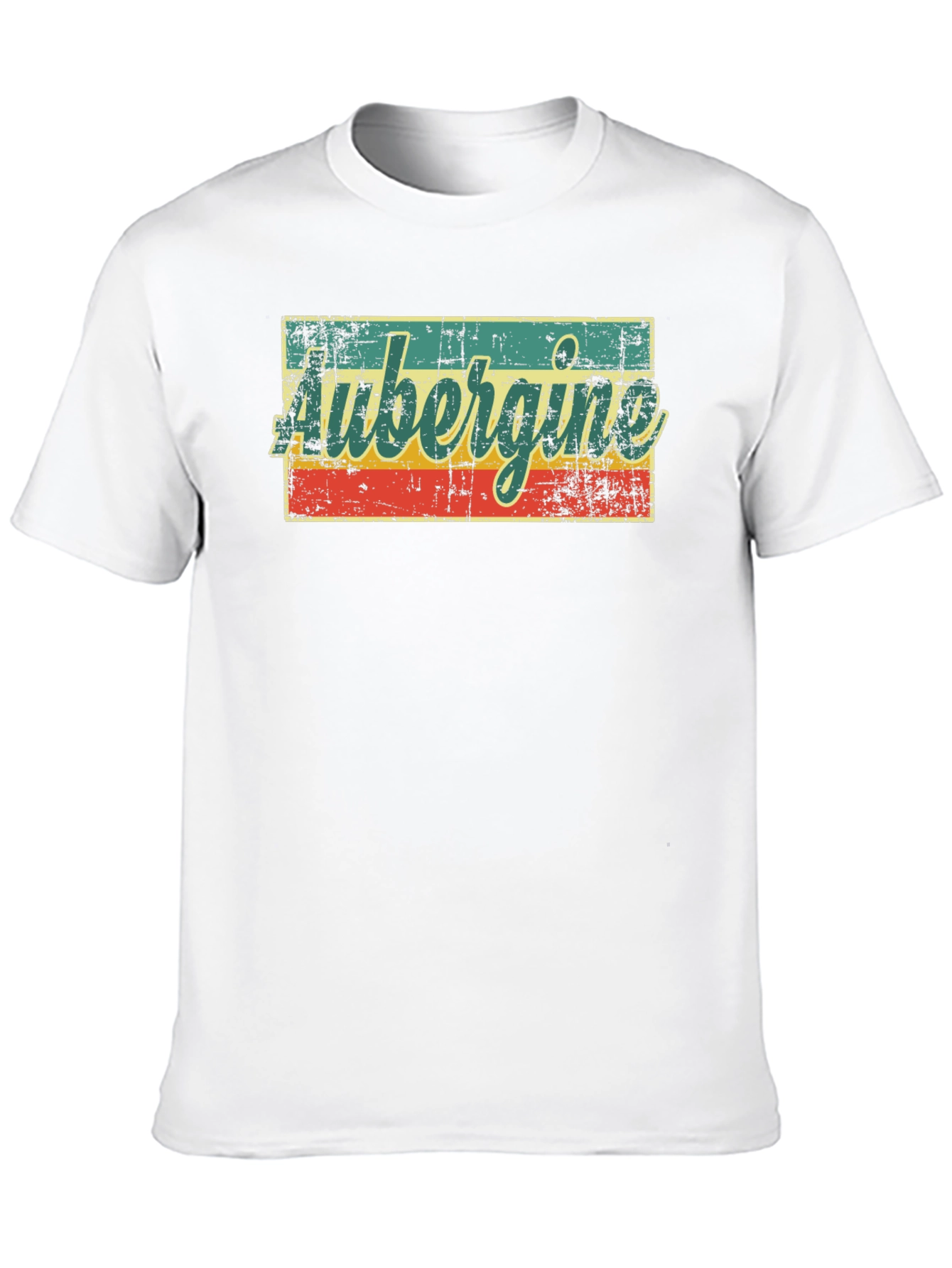 Black Vintage Aubergine T-Shirt - Retro Style Graphic Tee view 10