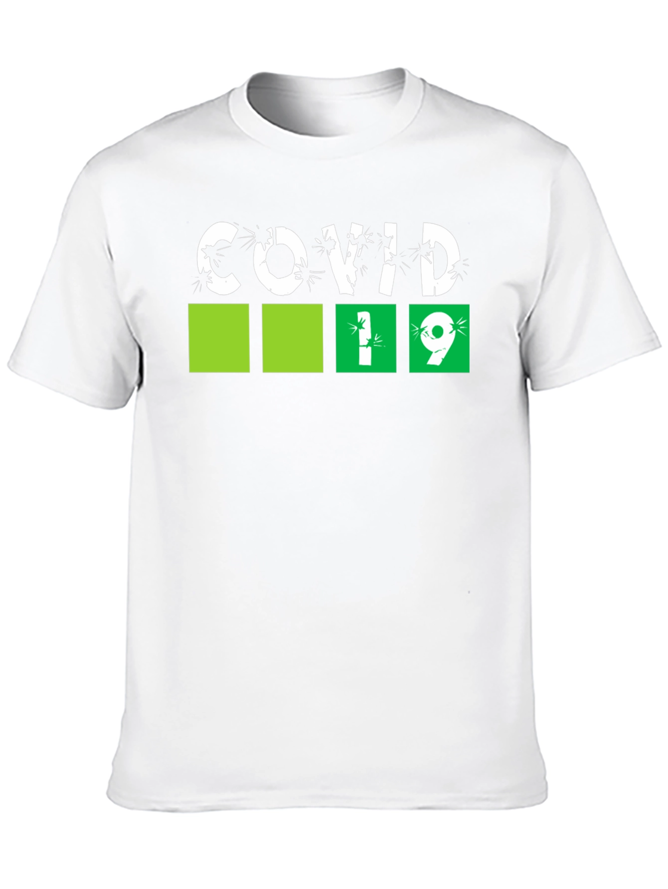 Black COVID-19 Graphic Tee - Black view 10