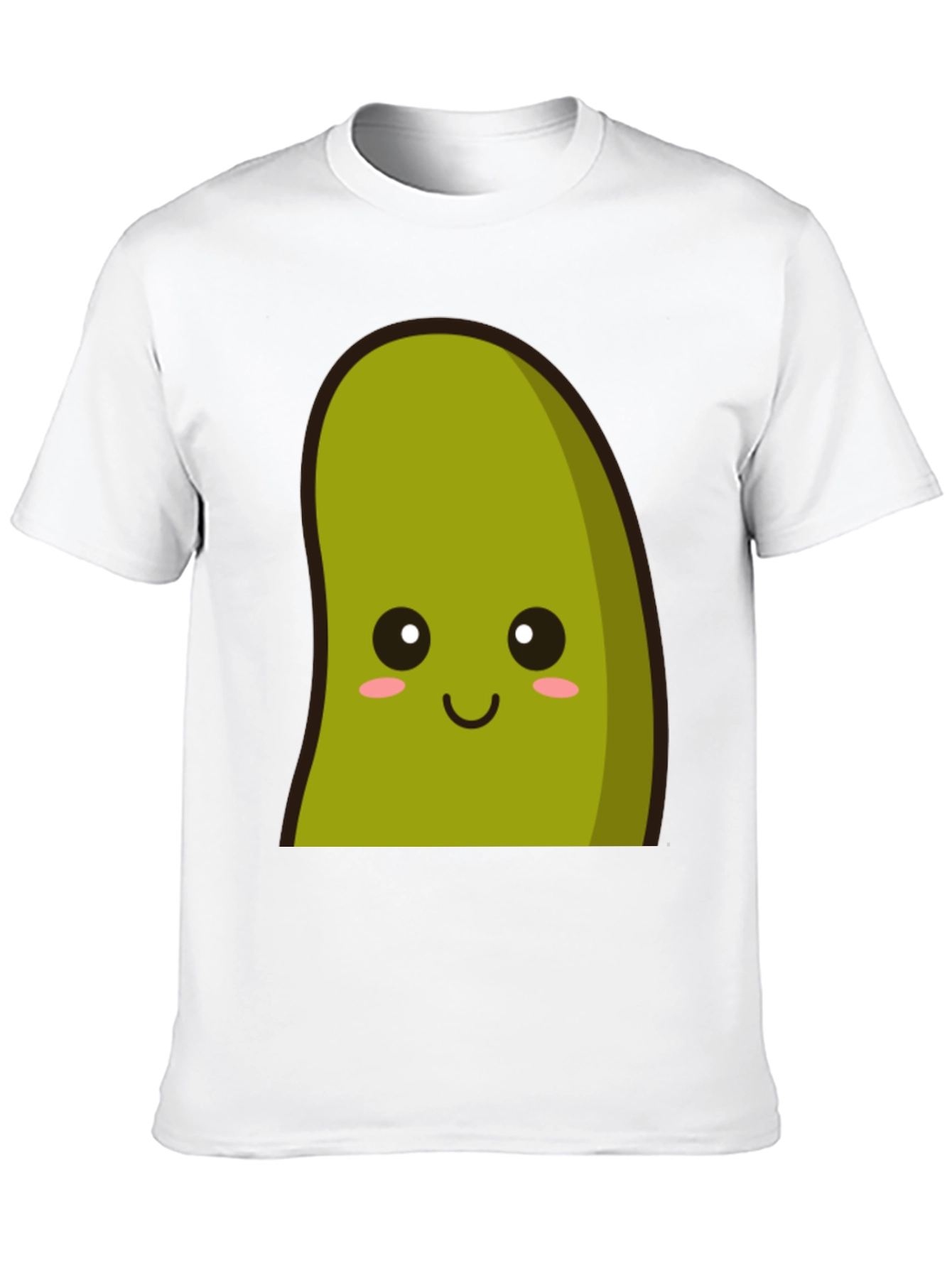 Black Kawaii Avocado Graphic Tee - Unisex Soft Cotton Blend view 10