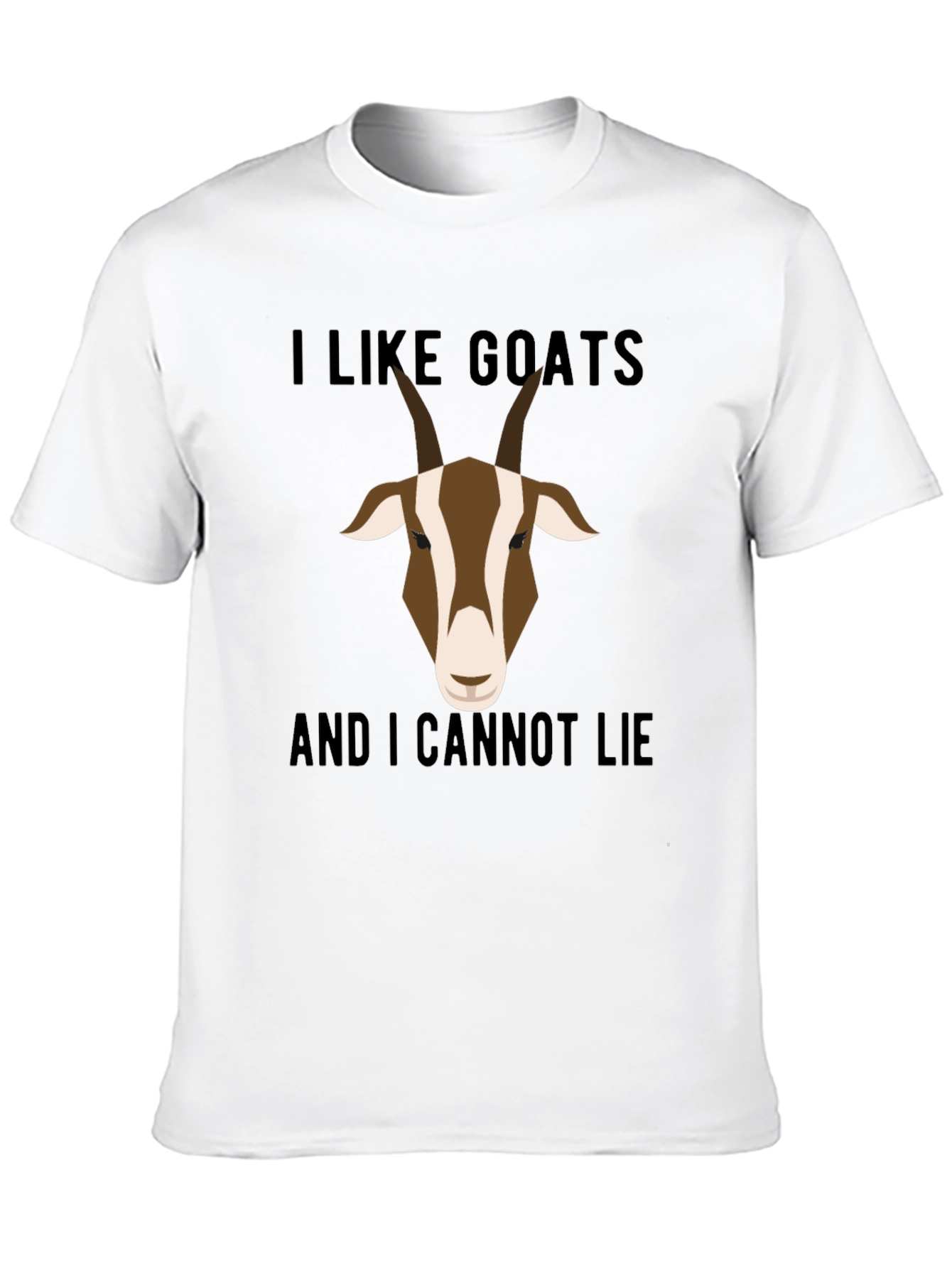 Black I Like Goats T-Shirt - Funny Goat Lover Tee view 10