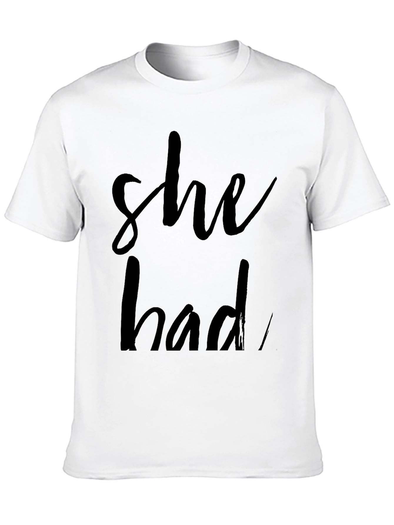 Black She Had T-Shirt - Stylish Casual Wear view 10