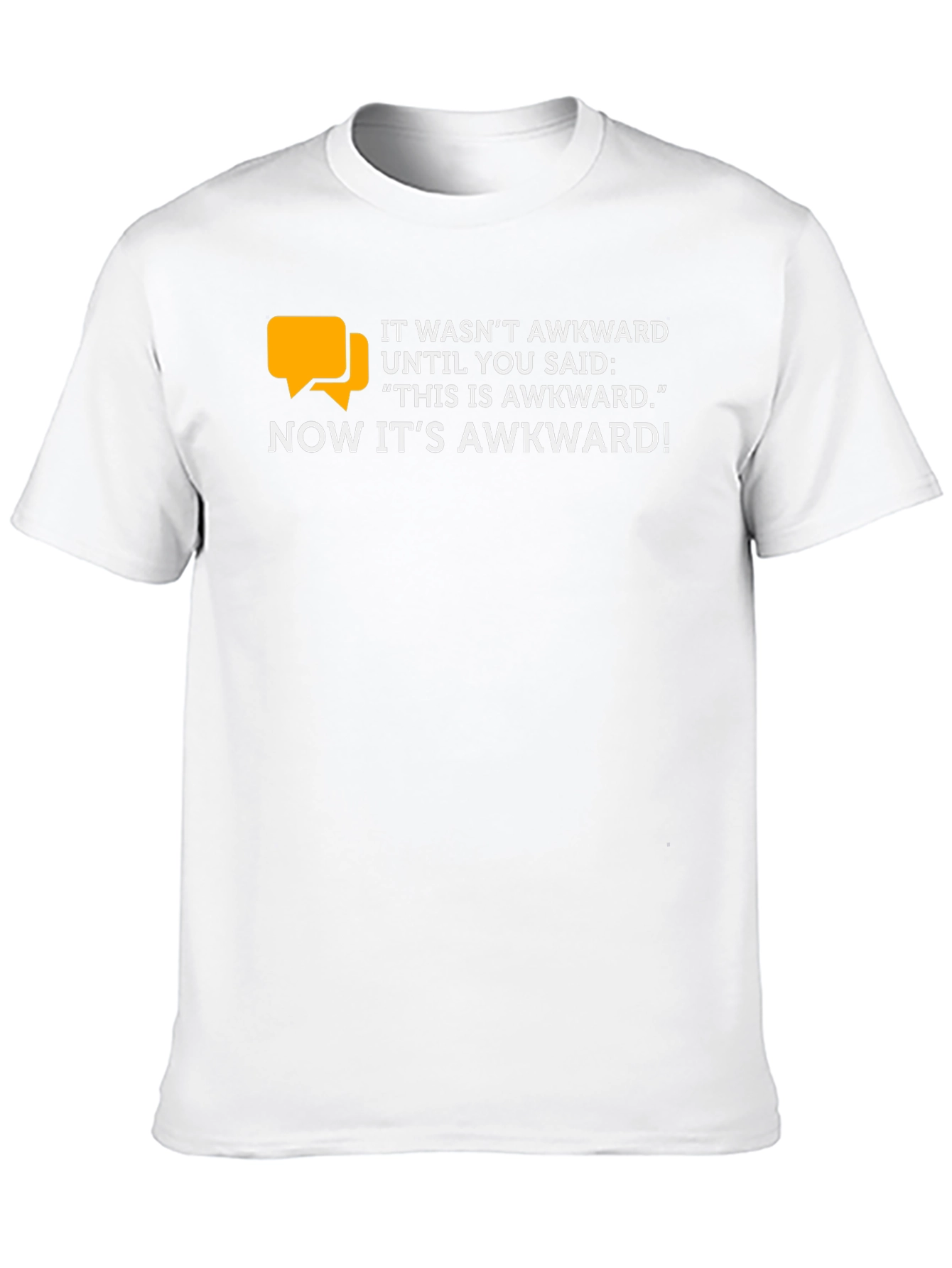 Black Awkward Conversation Starter Graphic Tee view 10