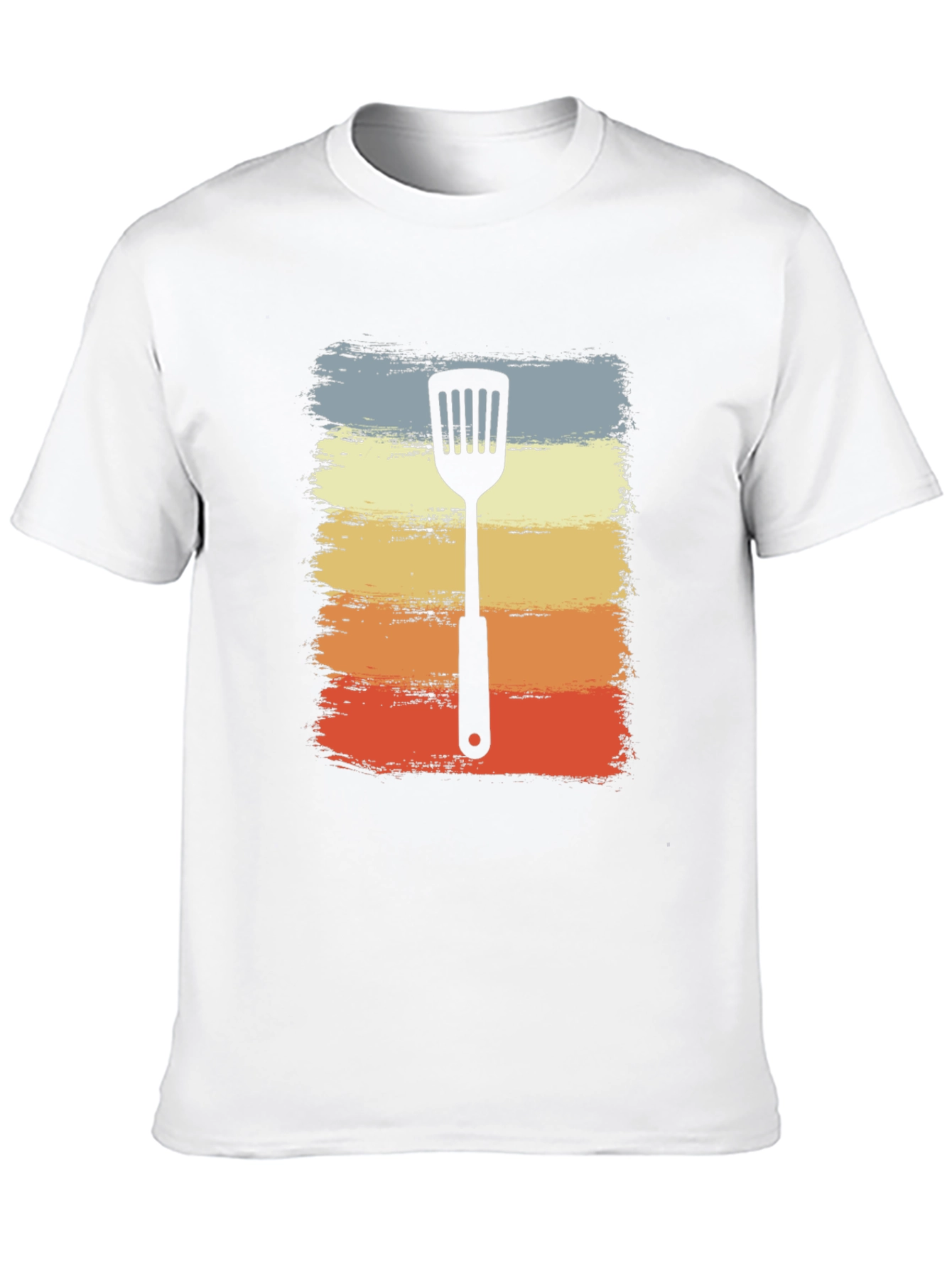 Black Retro Spatula Grill Master T-Shirt view 10