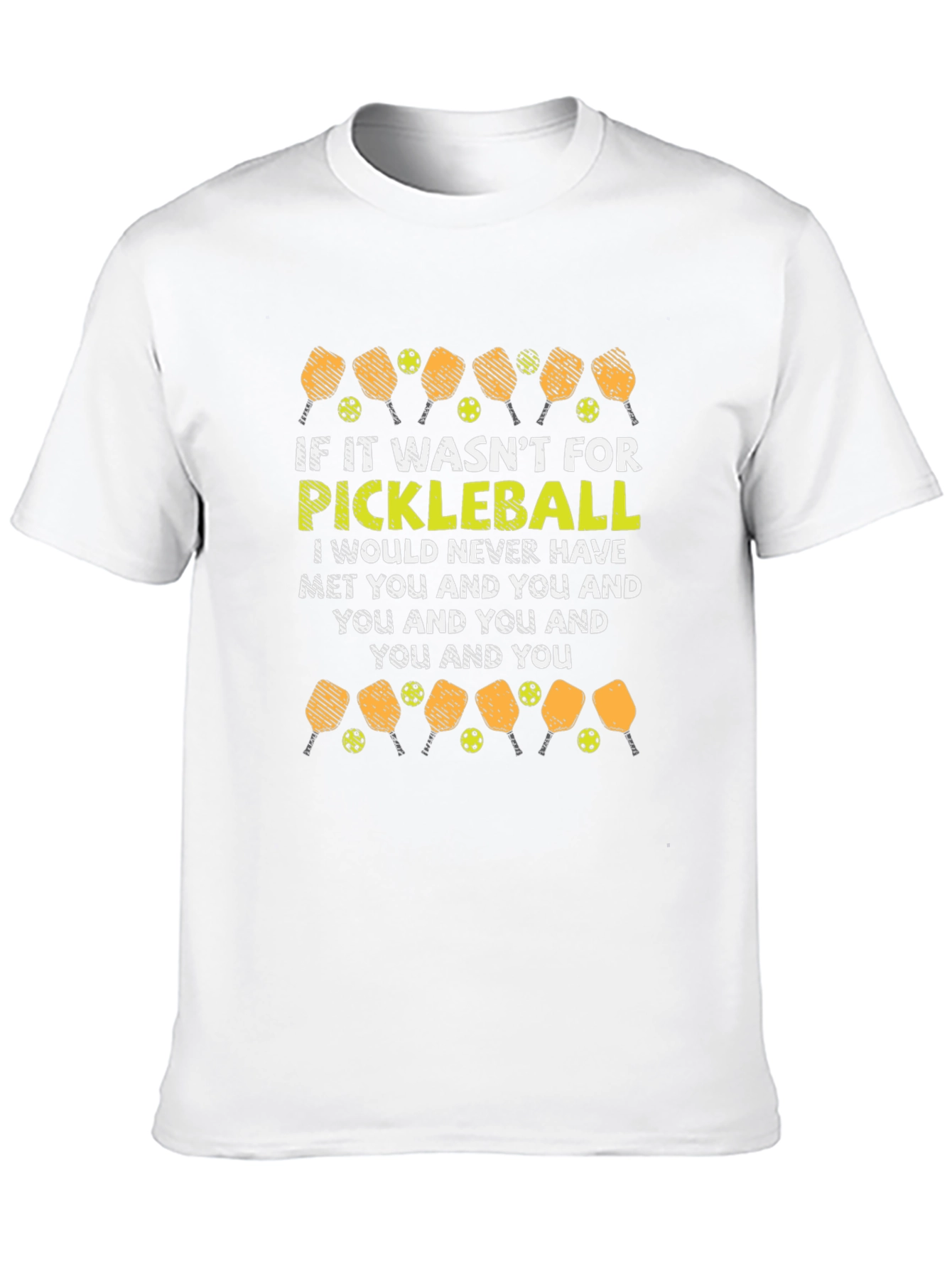 Black Pickleball T-Shirt: Funny Quote Design view 10
