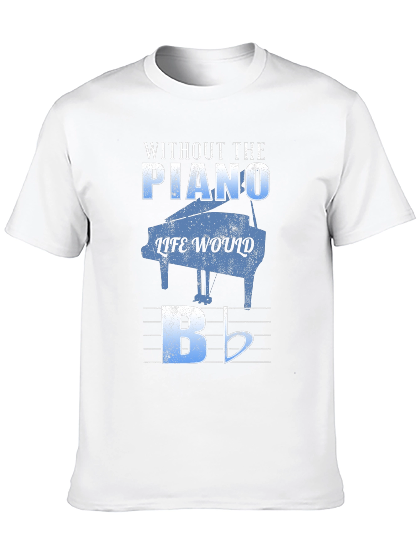 Black Piano Music Lover T-Shirt view 10