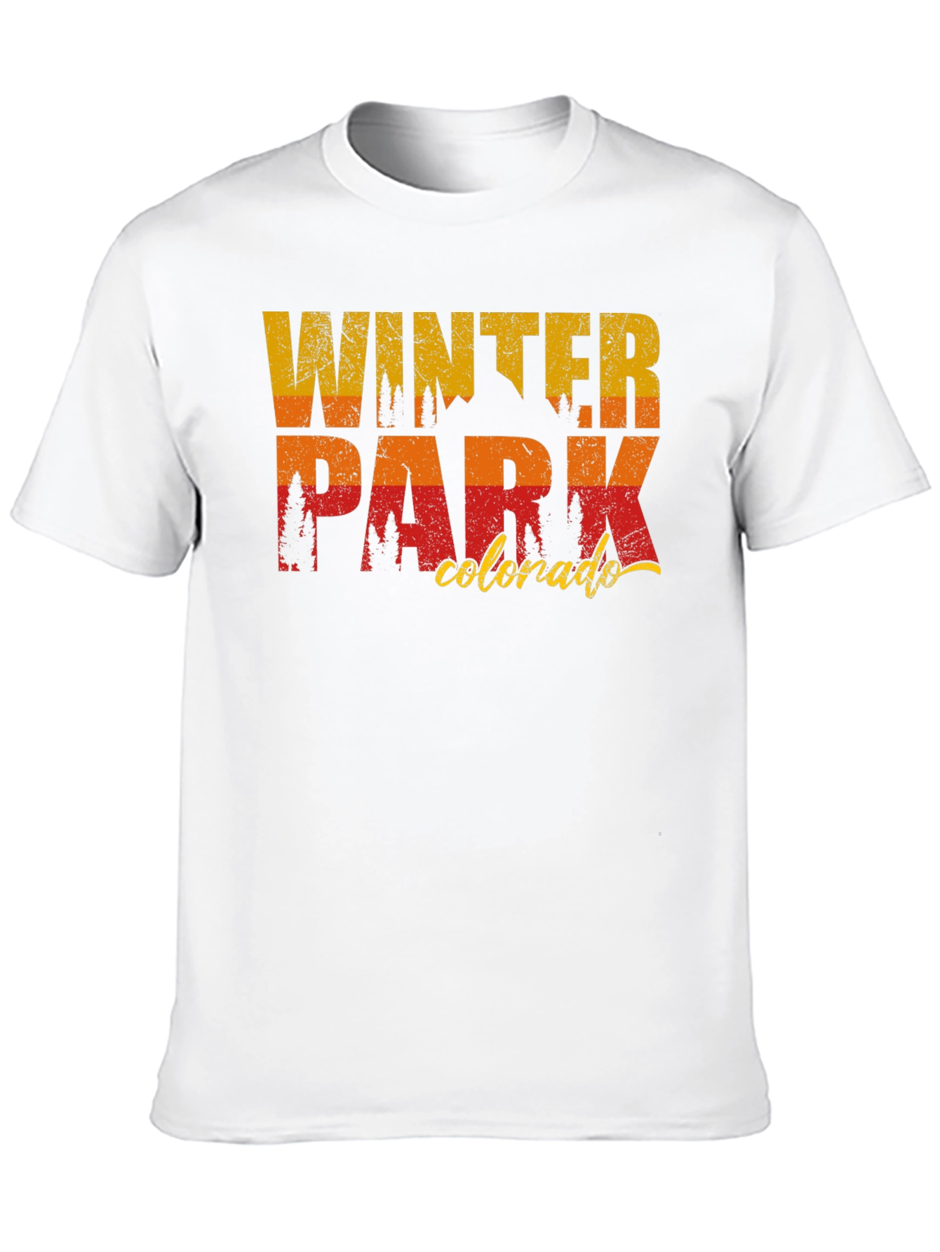 Black Winter Park Colorado Graphic Tee view 10