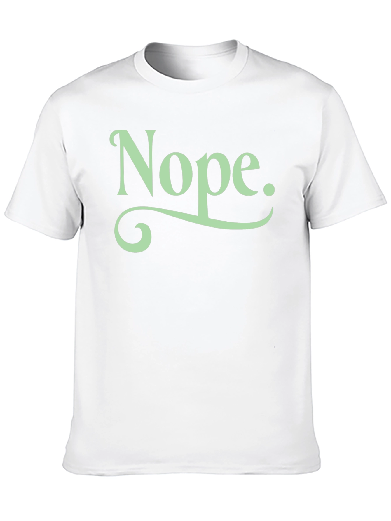 Black Nope Graphic Tee - Soft Cotton Unisex T-Shirt view 10