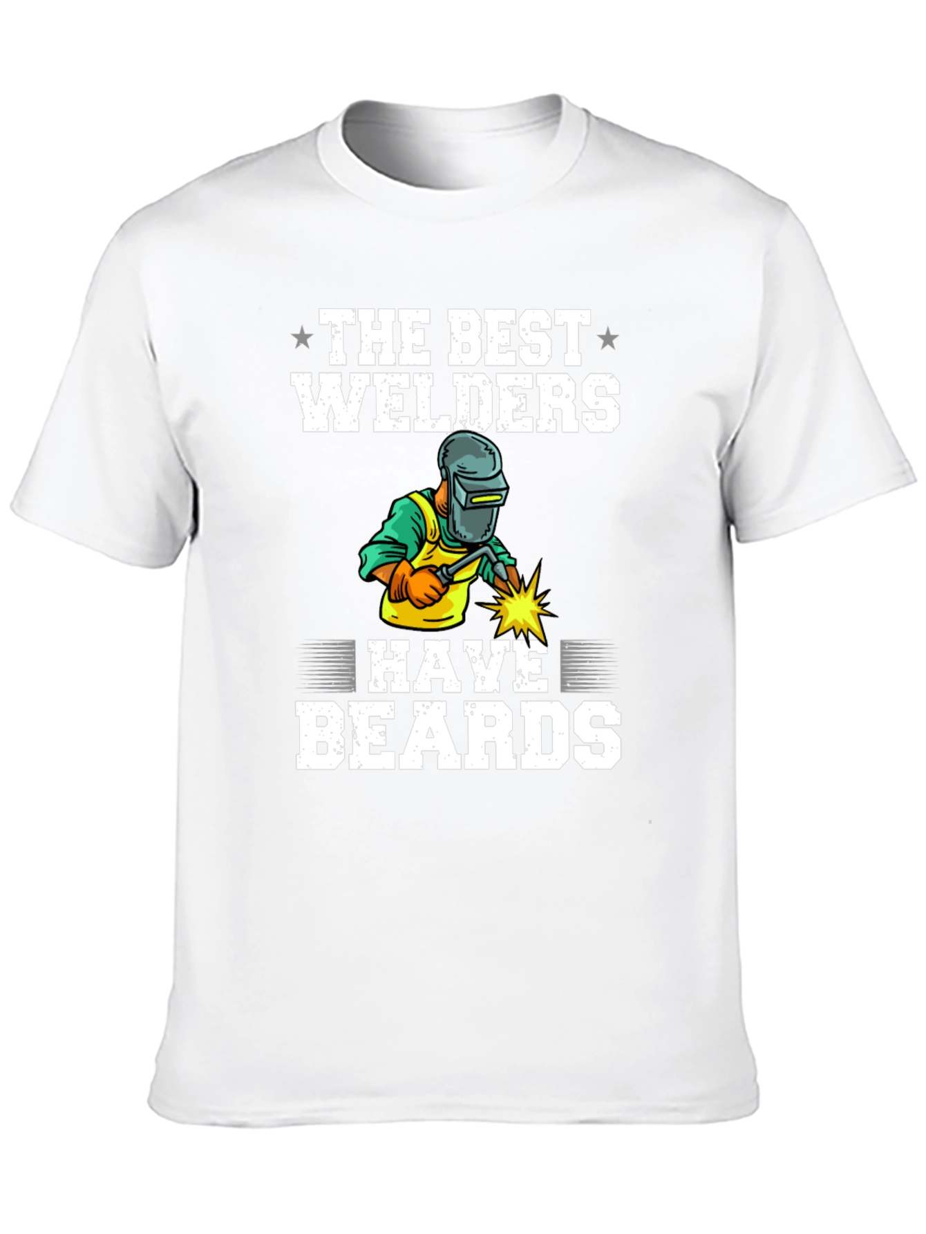 Black Best Welders Have Beards T-Shirt view 10