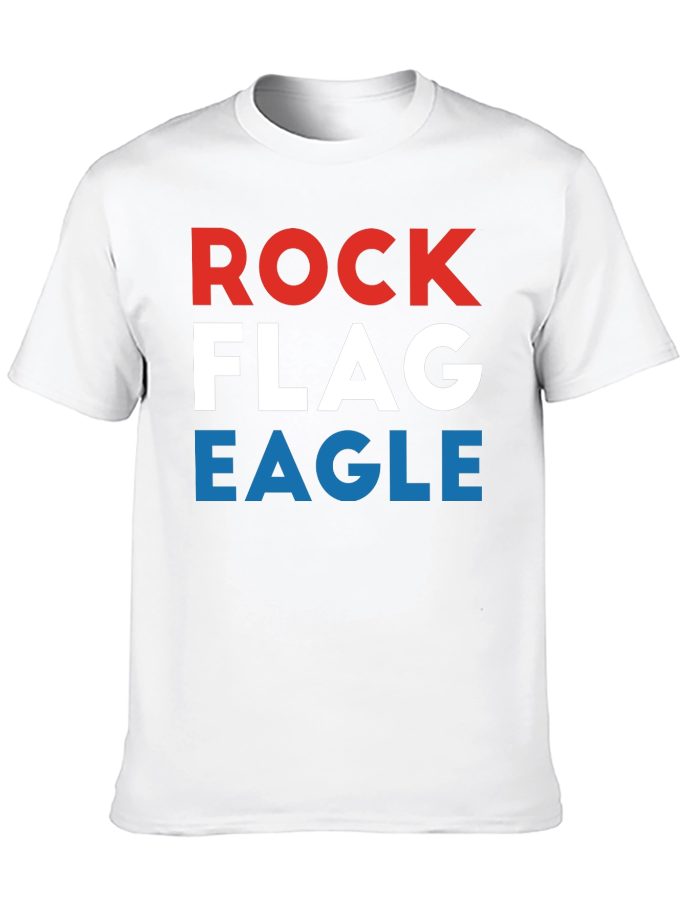 Black Rock Flag Eagle Graphic Tee - Patriotic USA T-Shirt view 10