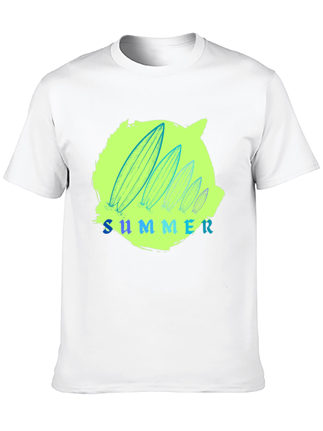 Summer Surfboard T-Shirt - Black - 10