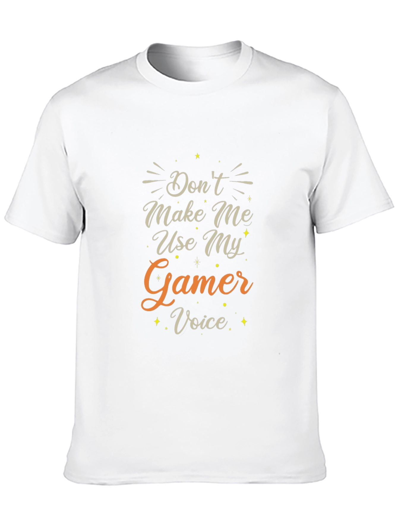 Black Gamer Voice T-Shirt: Funny Gaming Tee for Gamers view 10