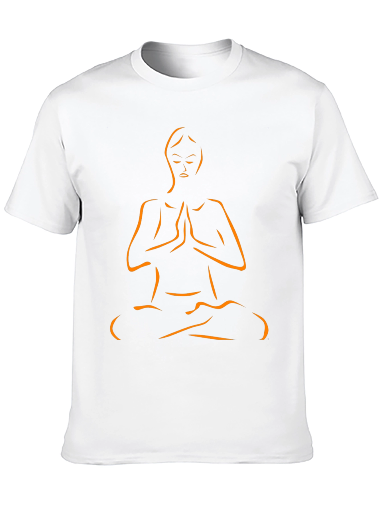 Black Yoga Pose Graphic T-Shirt - Black view 10