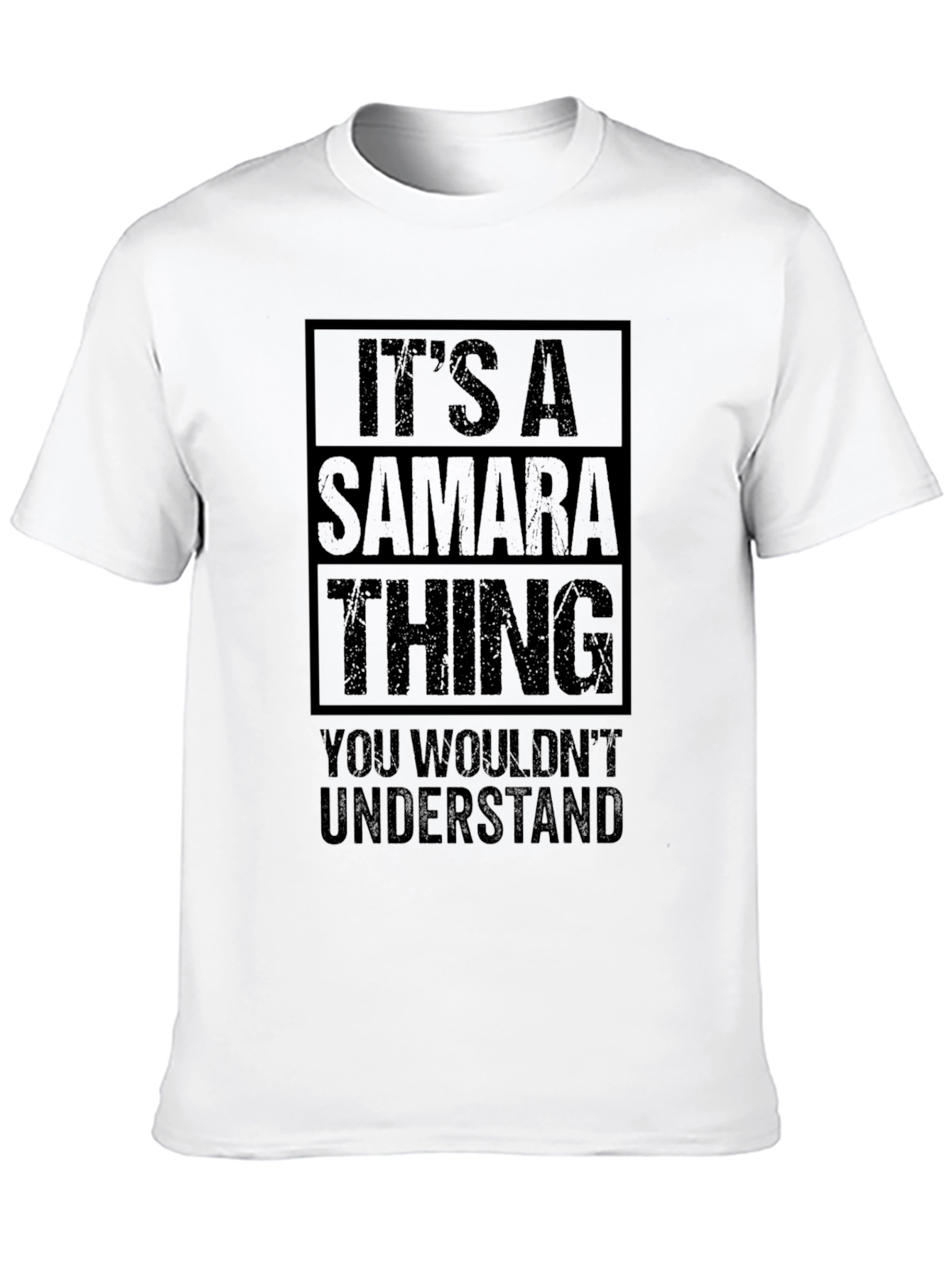 Black It's a Samara Thing T-Shirt - Funny Novelty Tee view 10