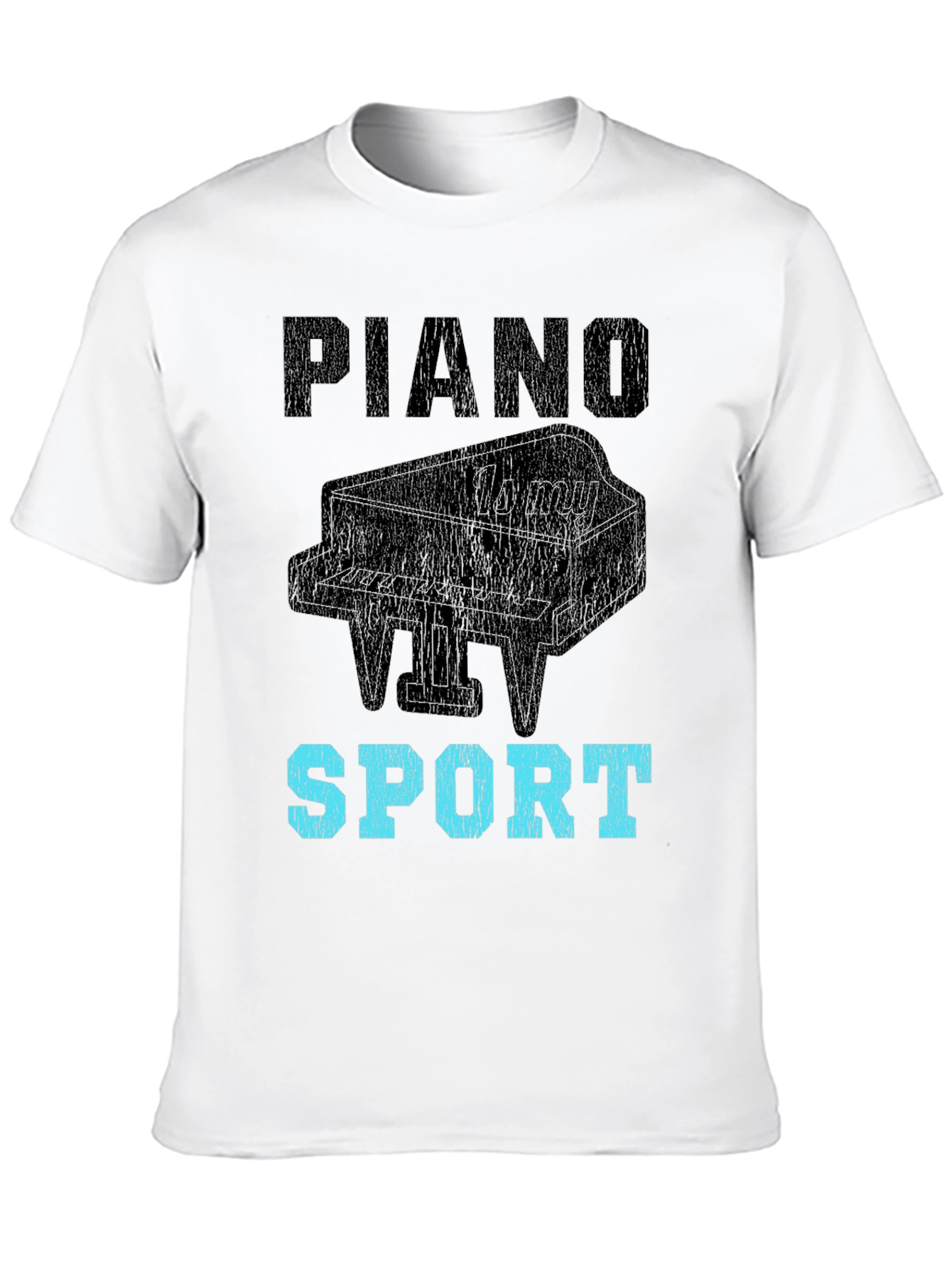 Black Piano is My Sport Graphic Tee view 10