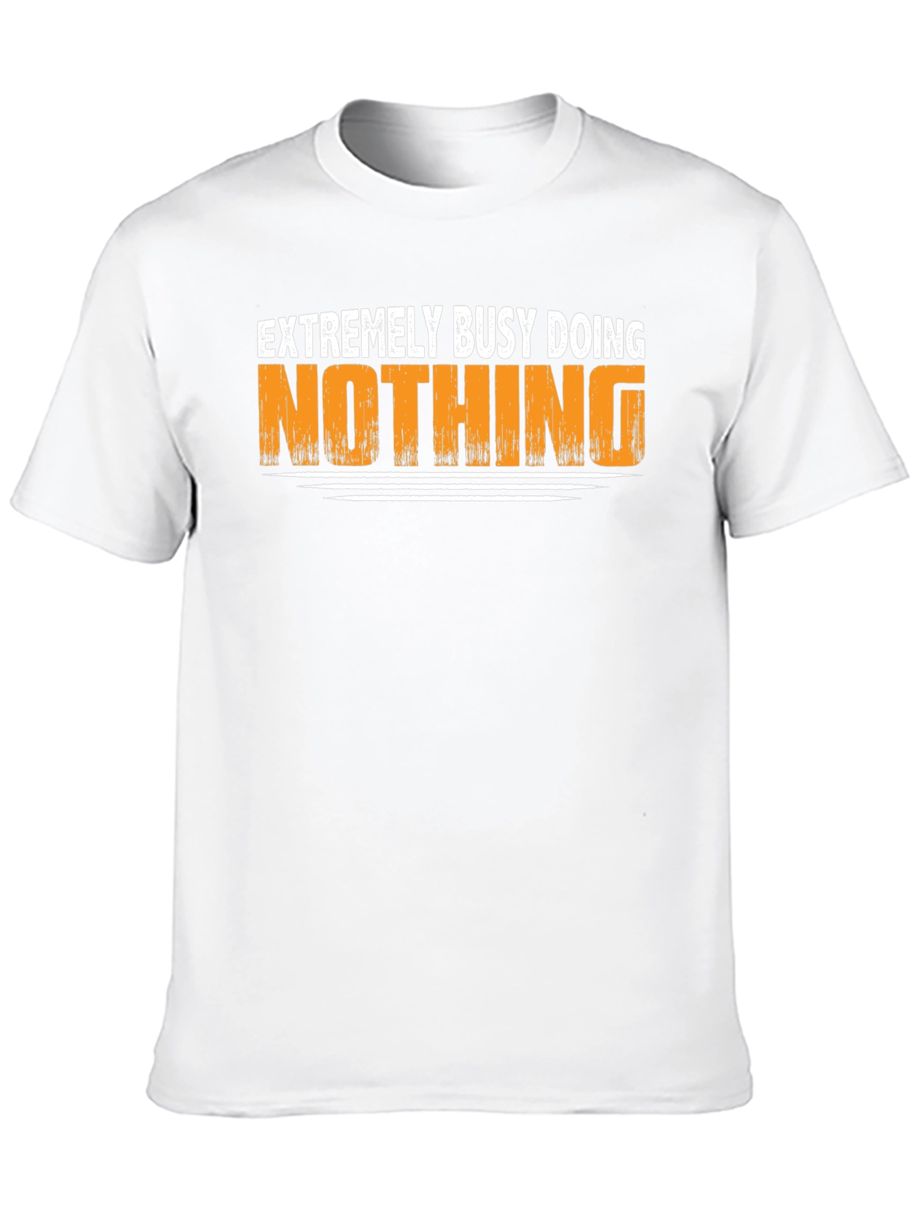 Black Extremely Busy Doing Nothing T-Shirt view 10