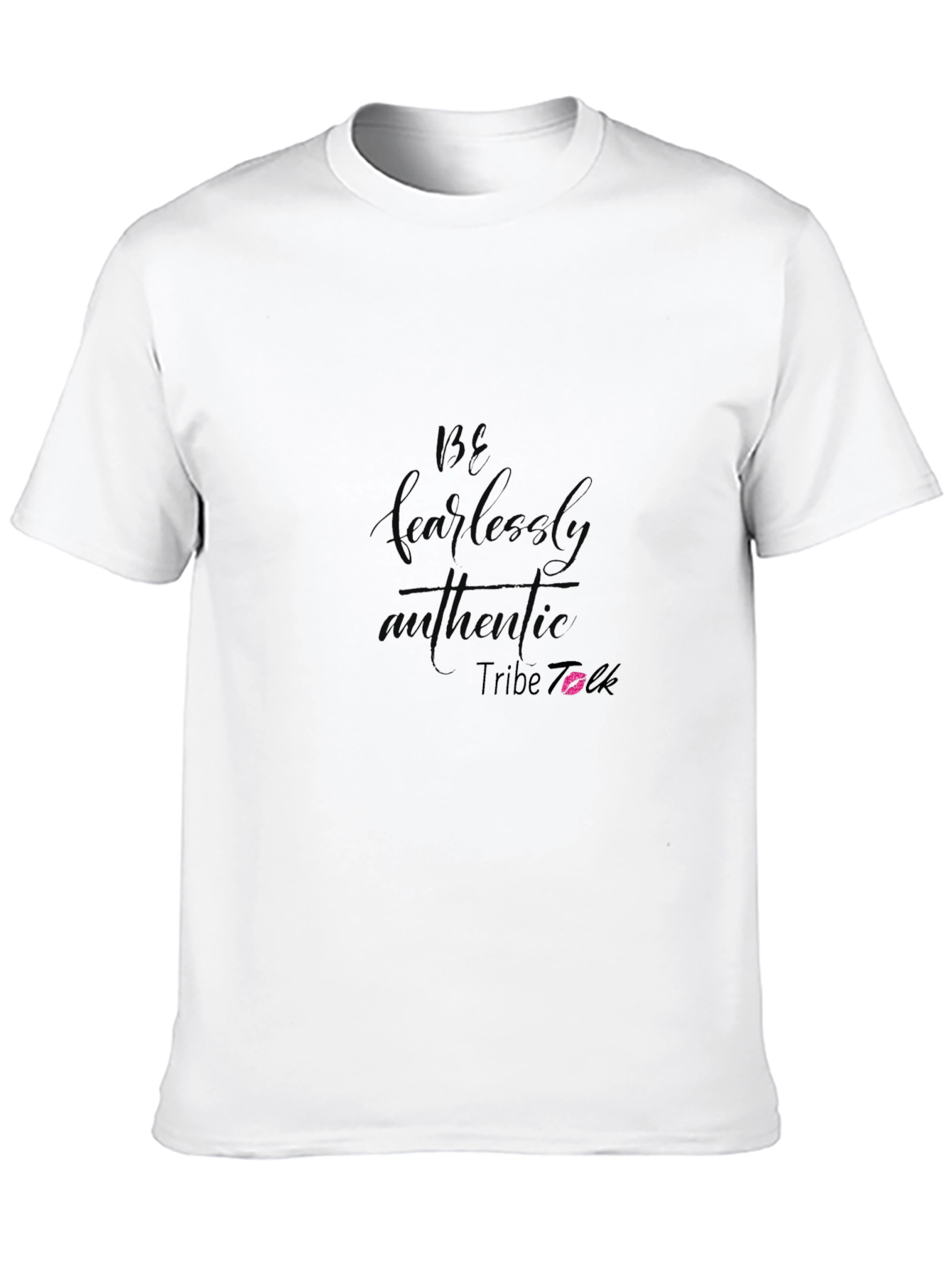 Black Be Fearlessly Authentic Graphic Tee view 10