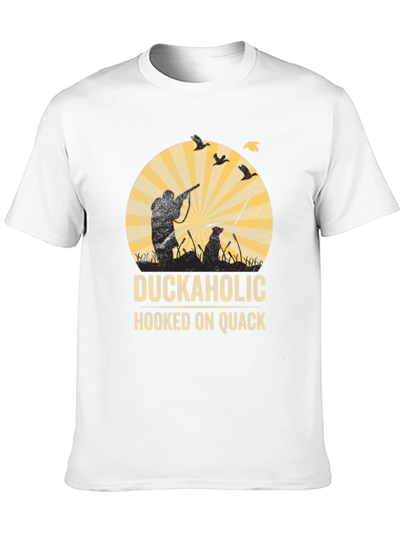 Black Duckaholic Hunting Graphic T-Shirt view 10