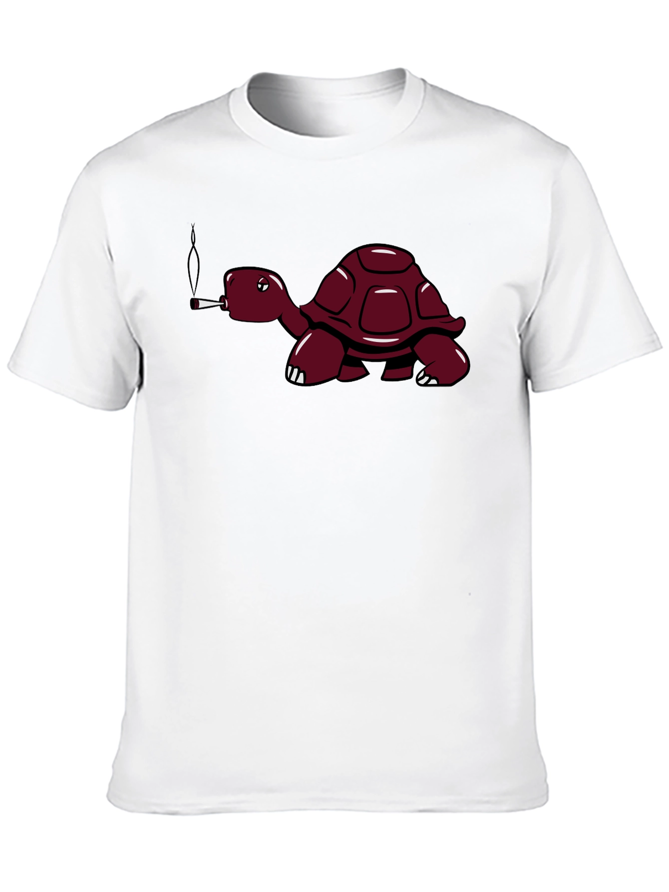 Black Turtle Smoker T-Shirt - Cool Graphic Tee view 10