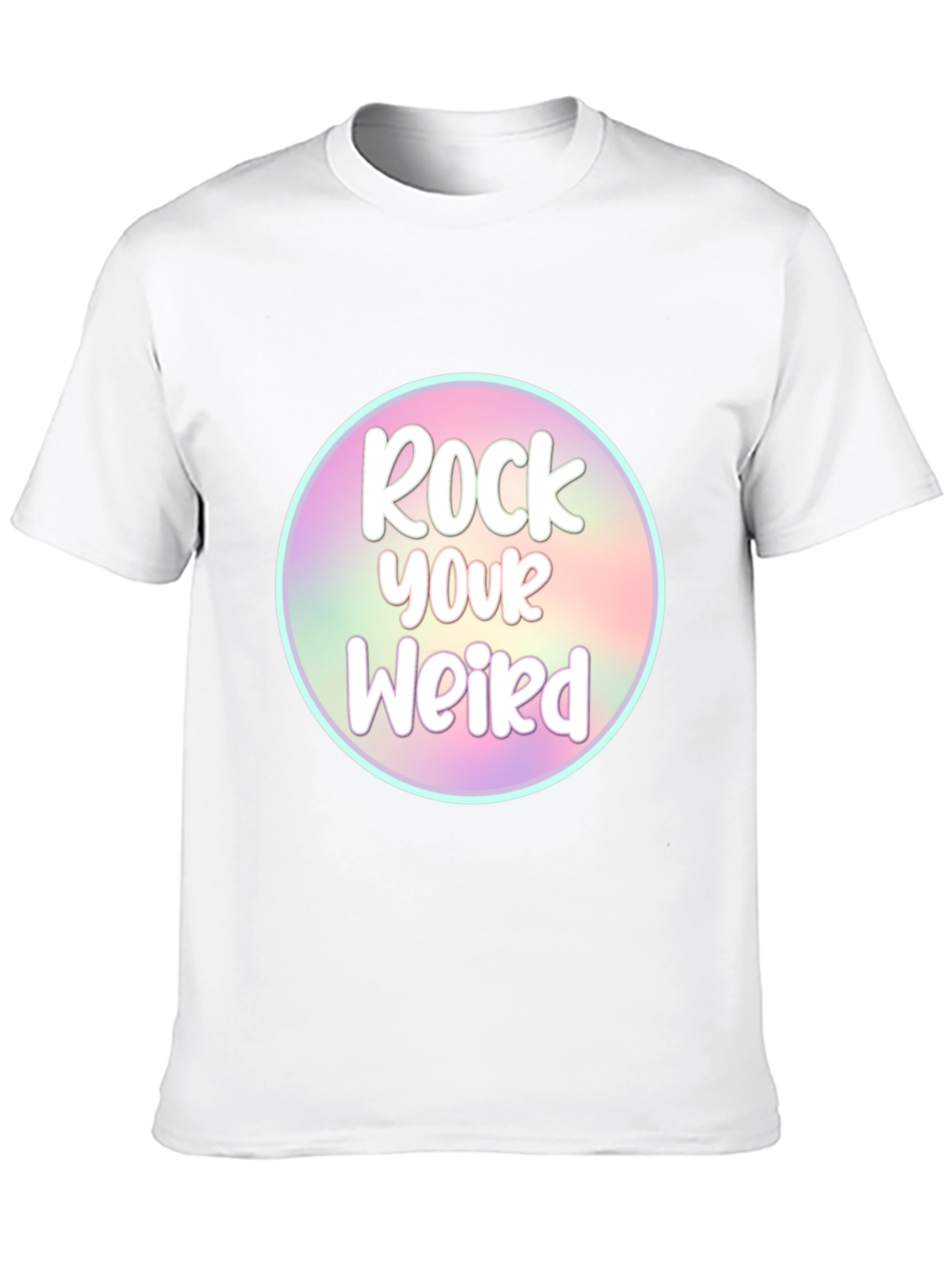 Black Rock Your Weird T-Shirt - Unique Graphic Tee view 10