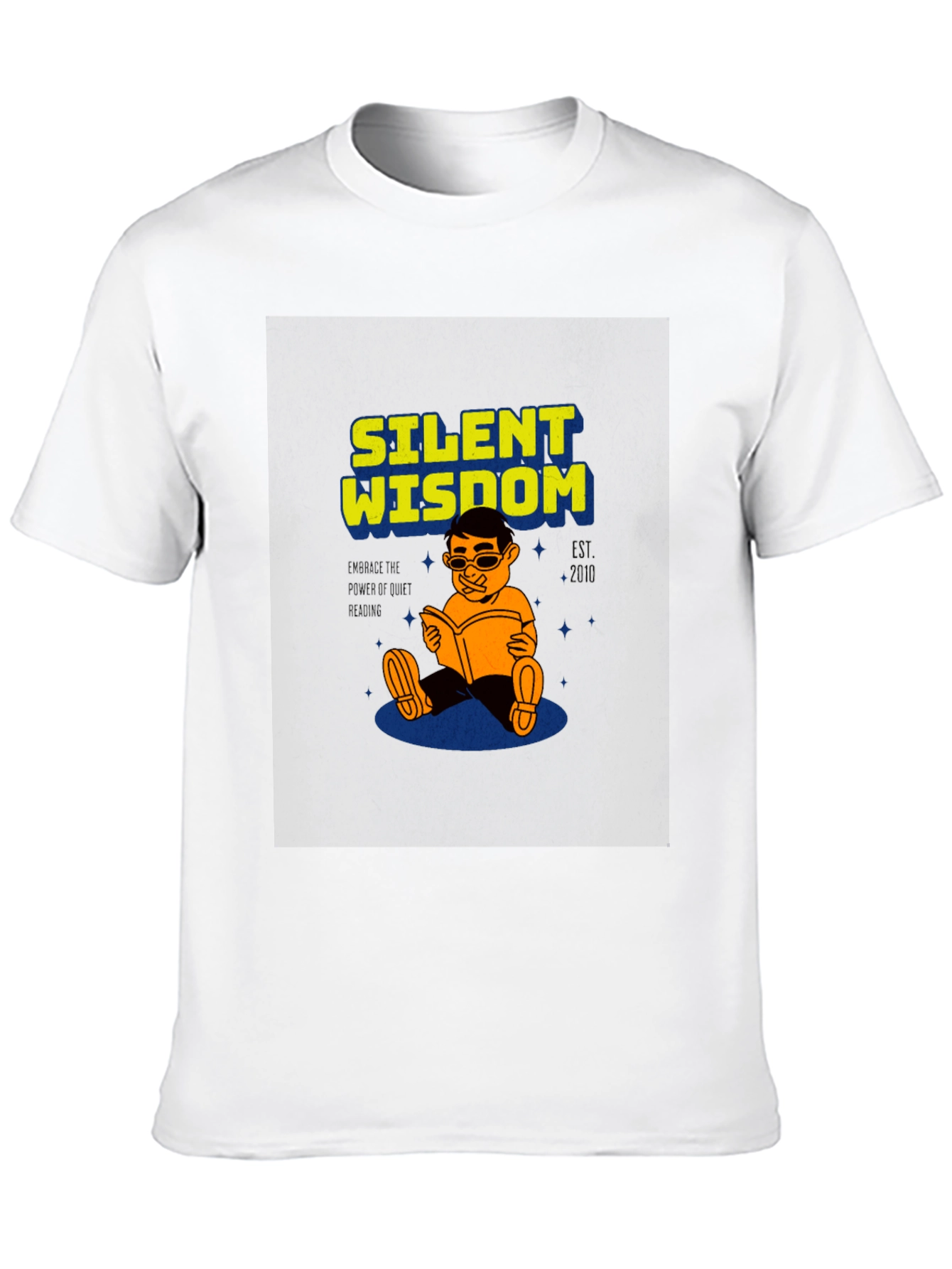 Black Silent Wisdom T-Shirt - Black view 10