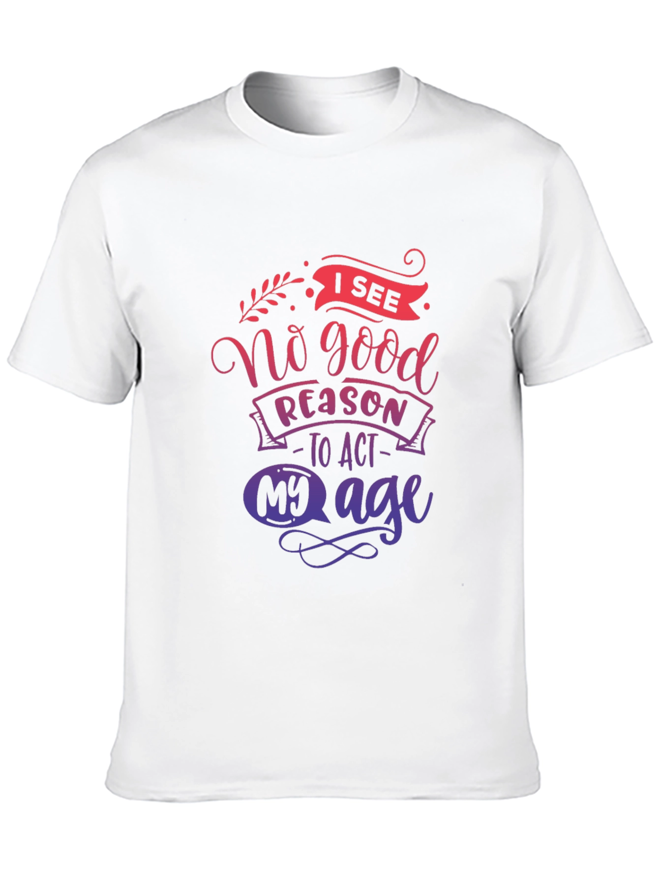 Black Funny No Good Reason T-Shirt view 10