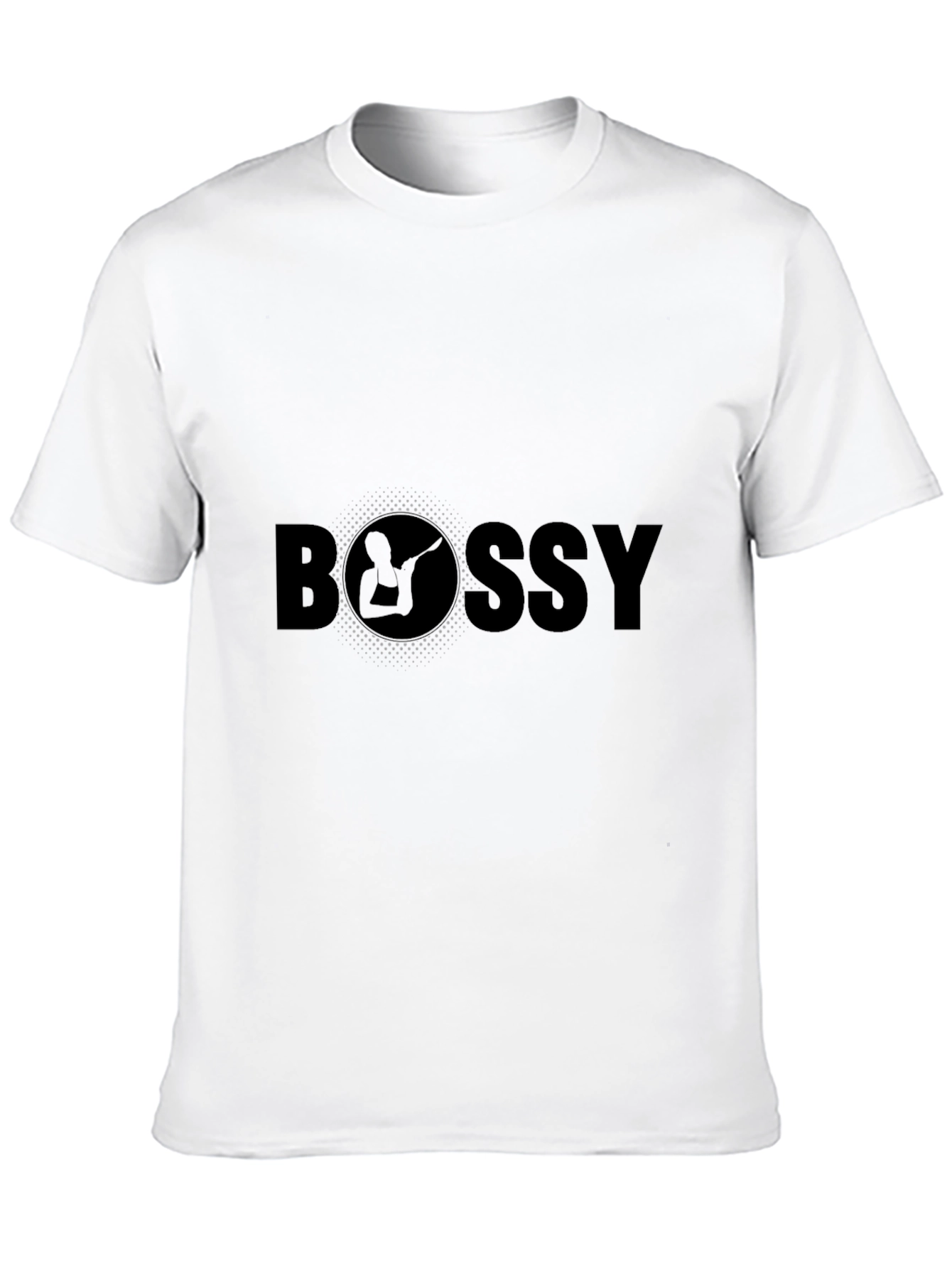 Black Bossy Graphic T-Shirt - Black view 10