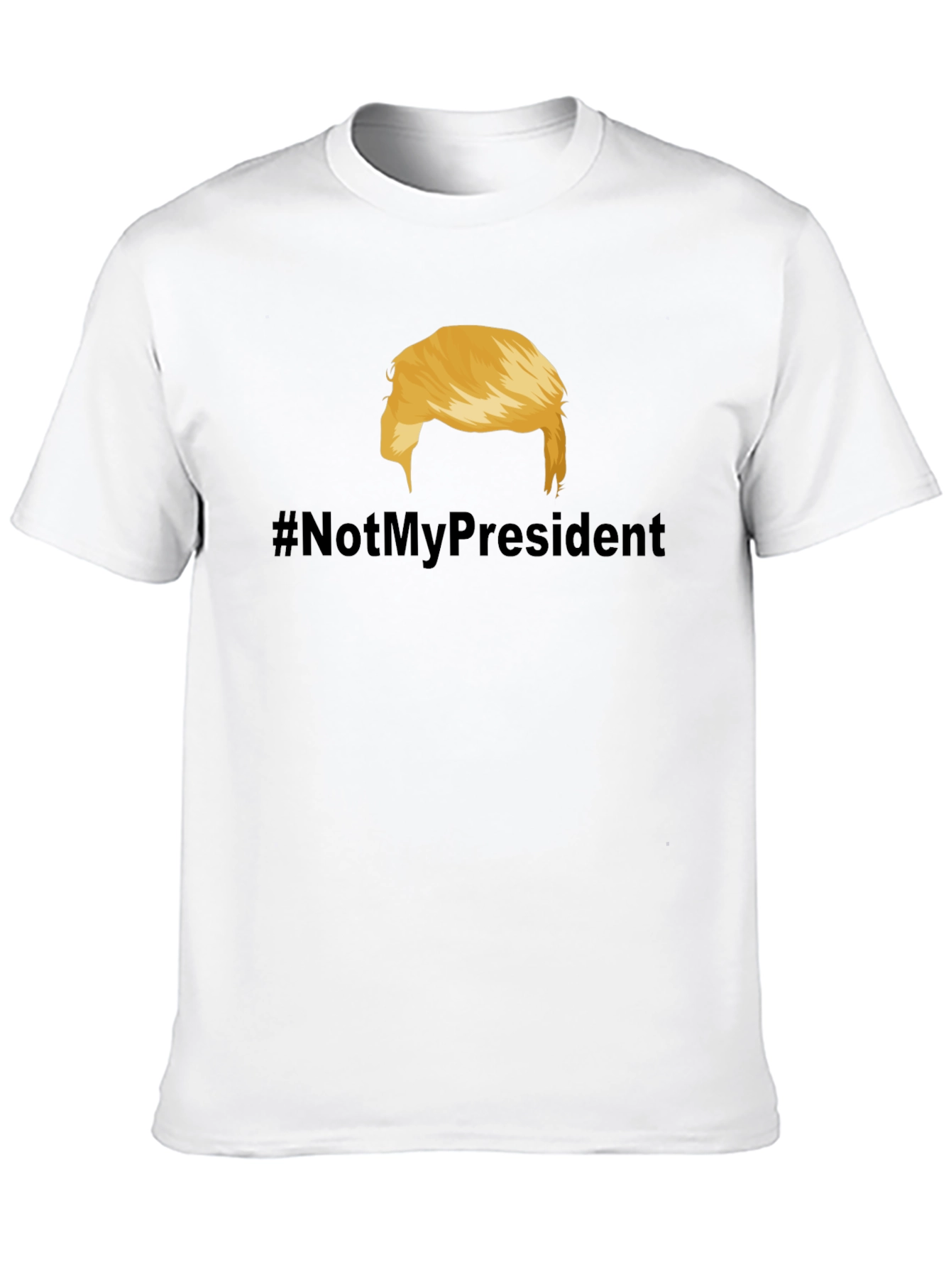 Black Not My President T-Shirt - Political Statement Tee view 10