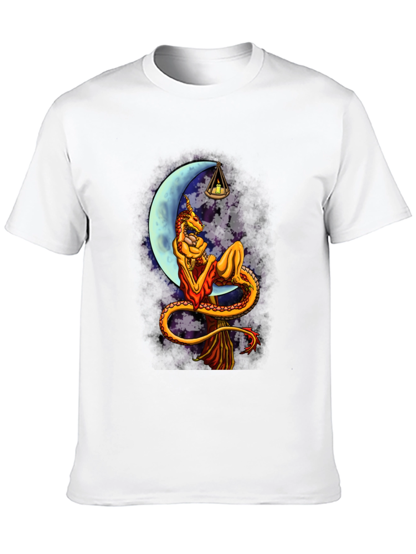 Black Dragon Moon Black T-Shirt view 10