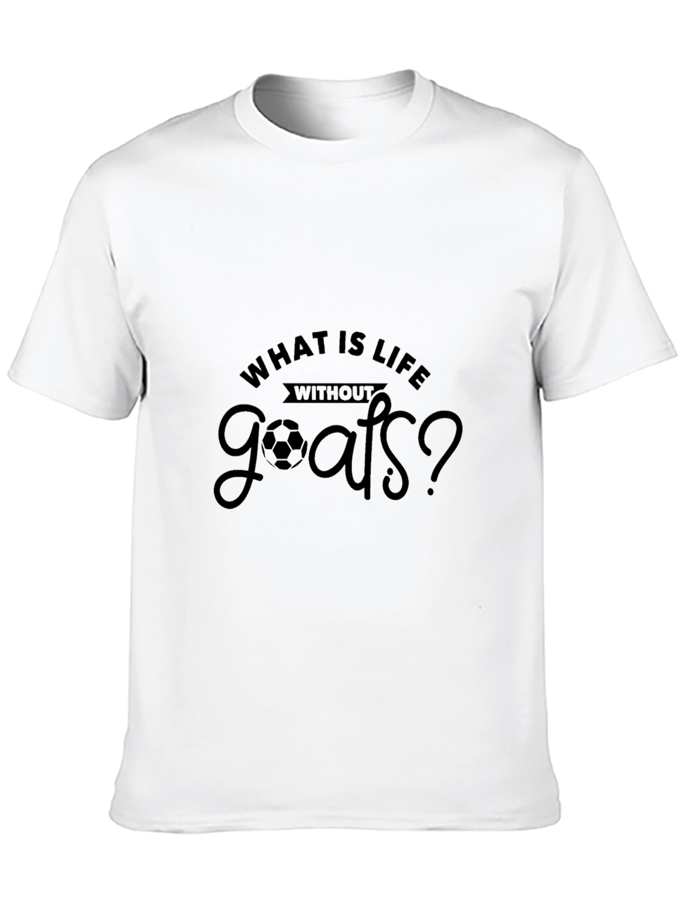 Black Soccer Goals T-Shirt view 10