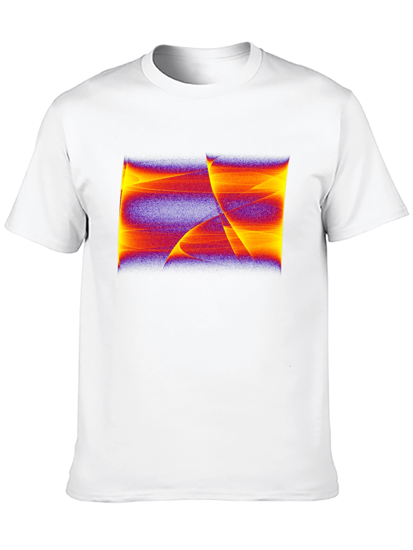 Black Abstract Art Graphic Black T-Shirt view 10