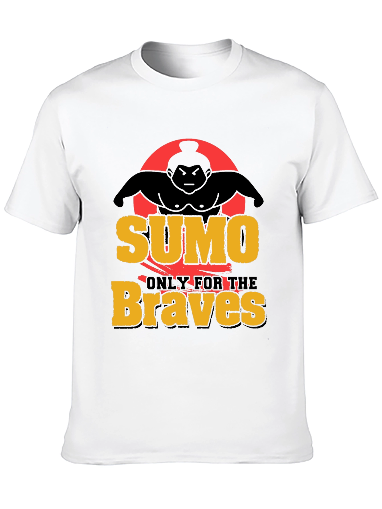 Black Sumo Braves Graphic Tee - Black view 10