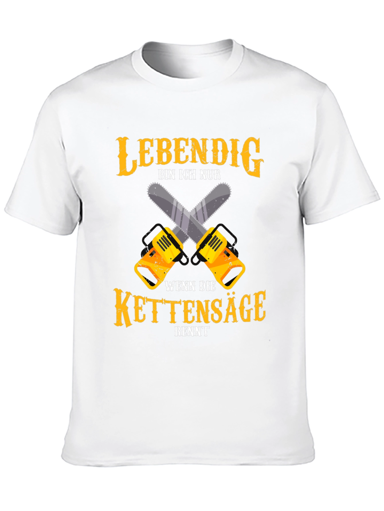 Black Lebendig Chainsaw T-Shirt view 10