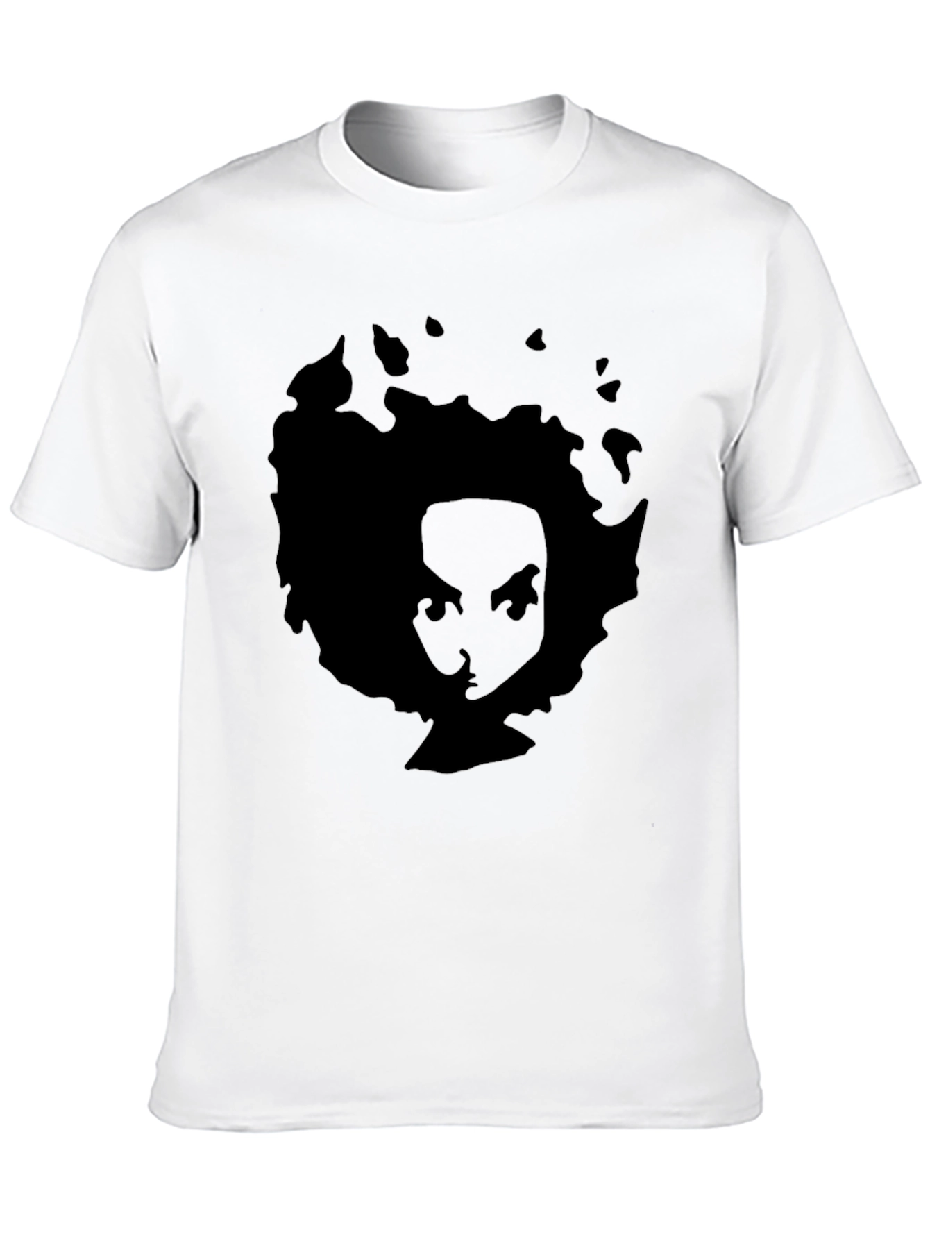 Black Afro Silhouette Graphic T-Shirt view 10