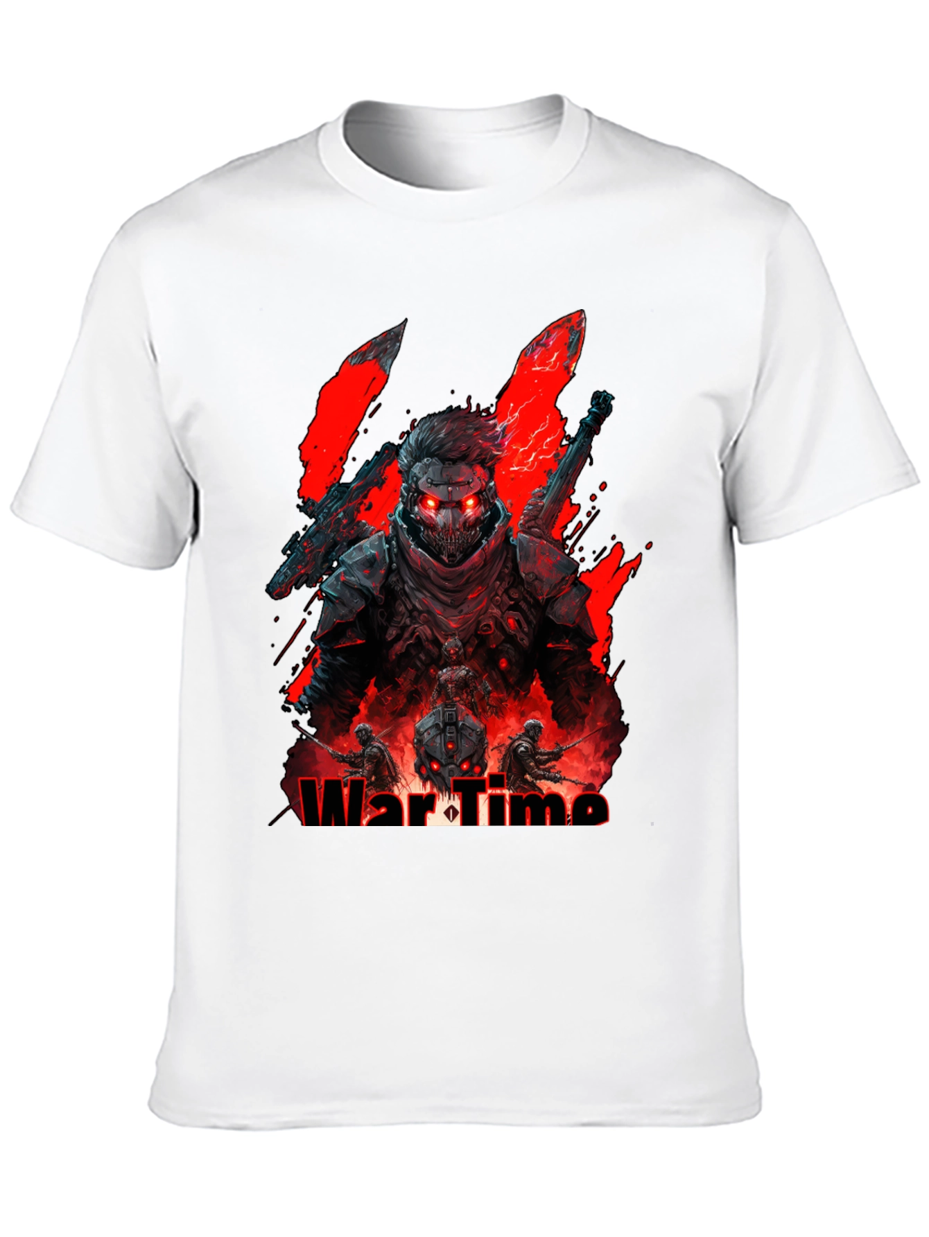 Black War Time Graphic Tee - Gamer Style view 10