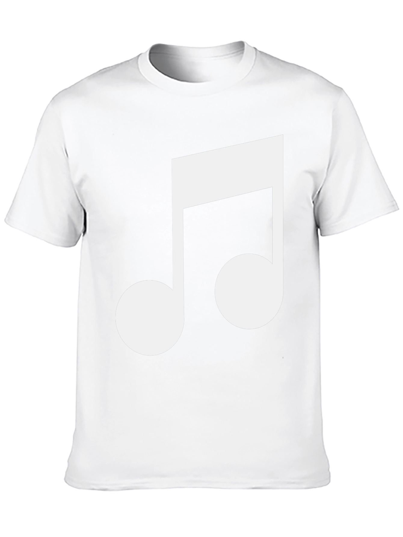 Black Musical Note Graphic Black T-Shirt view 10
