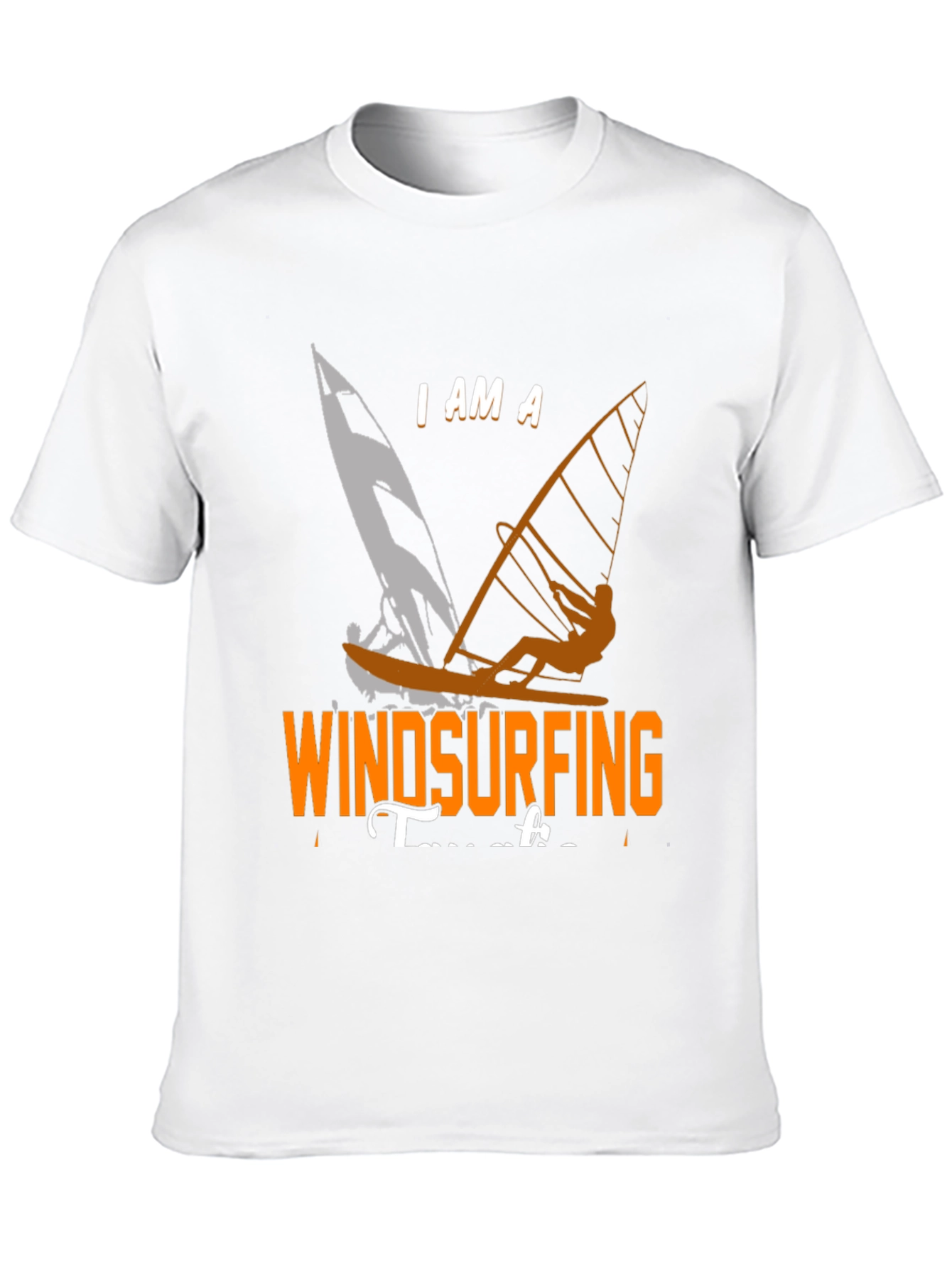 Black Windsurfing T-Shirt: "I Am A Windsurfing Teacher" view 10