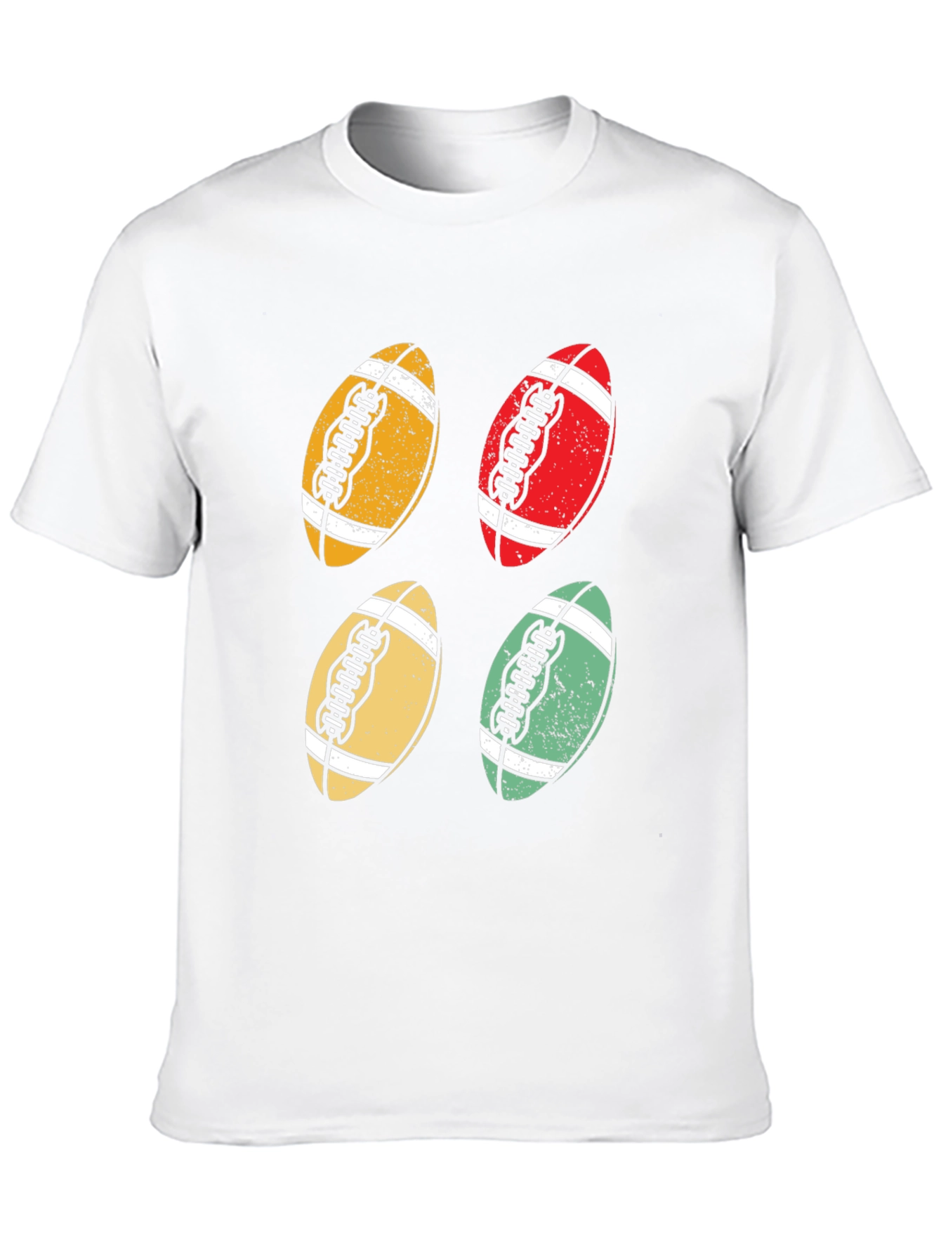 Black Retro Football Graphic Tee - Casual Style view 10