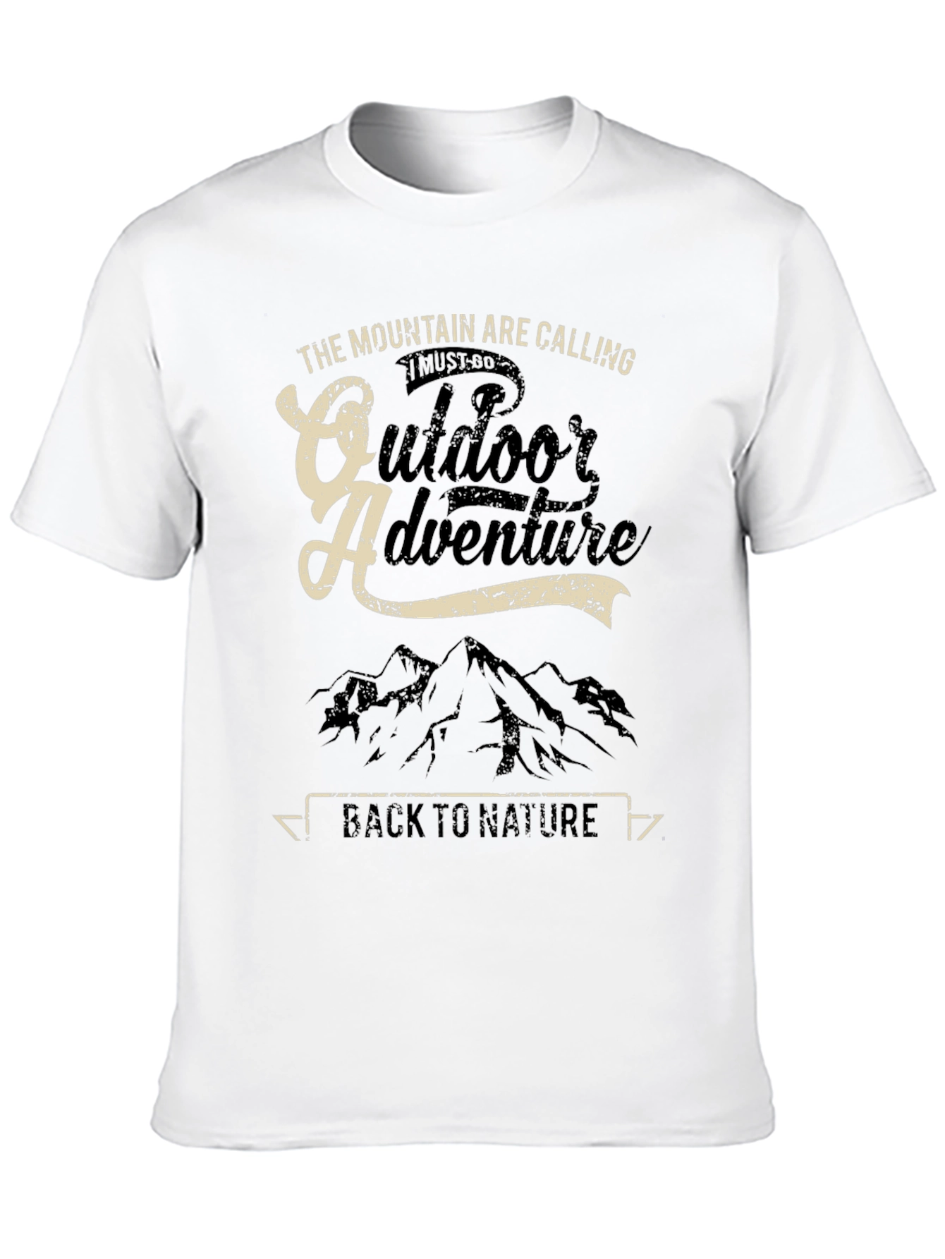 Black Outdoor Adventure Tee - Mountain Calling view 10