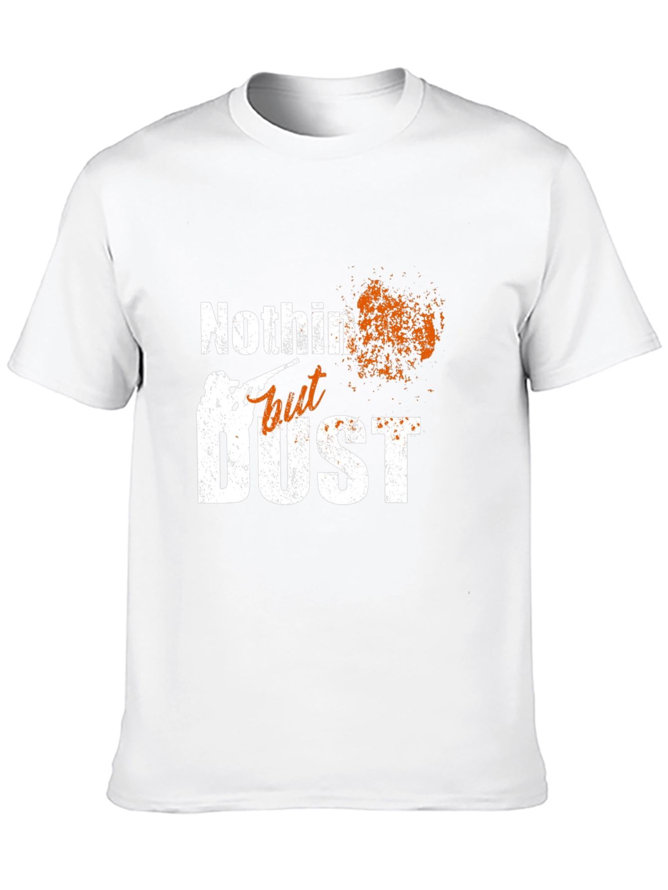 Black Nothin' But Dust Men's Black Graphic Tee view 10